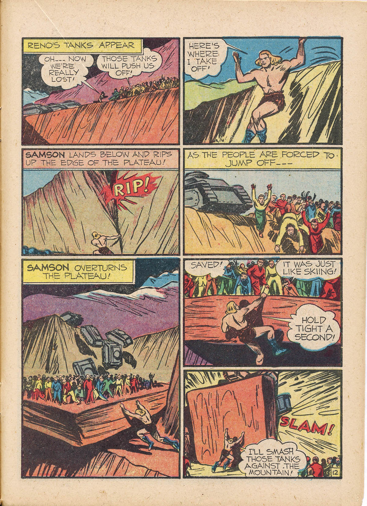 Read online Samson (1940) comic -  Issue #3 - 46