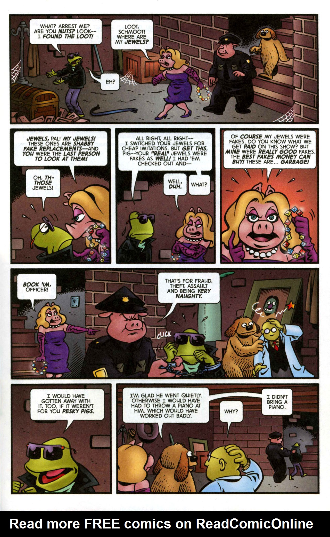 Read online The Muppet Show: The Treasure of Peg-Leg Wilson comic -  Issue #4 - 17