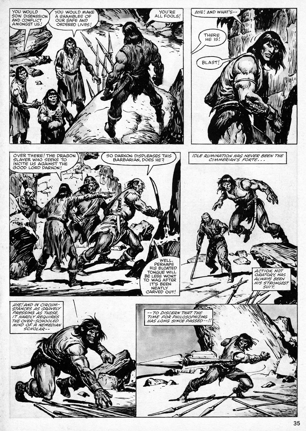 Read online The Savage Sword Of Conan comic -  Issue #77 - 35