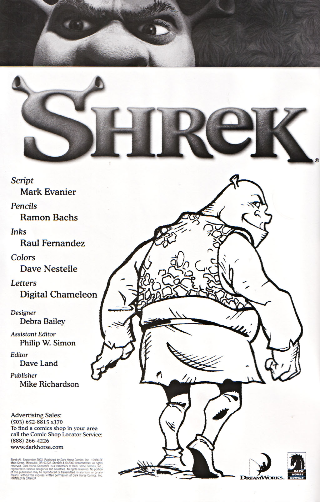 Read online Shrek (2003) comic -  Issue #1 - 2