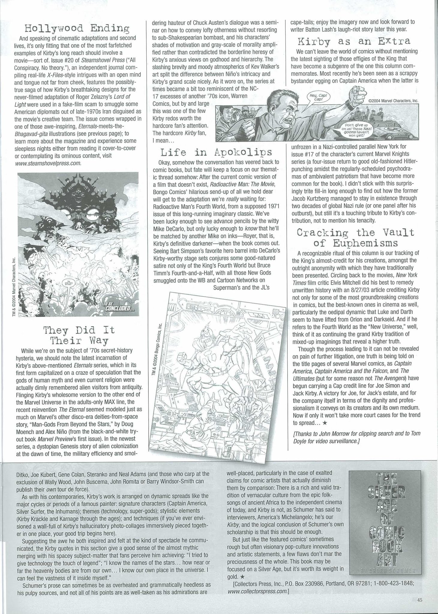 Read online The Jack Kirby Collector comic -  Issue #40 - 47
