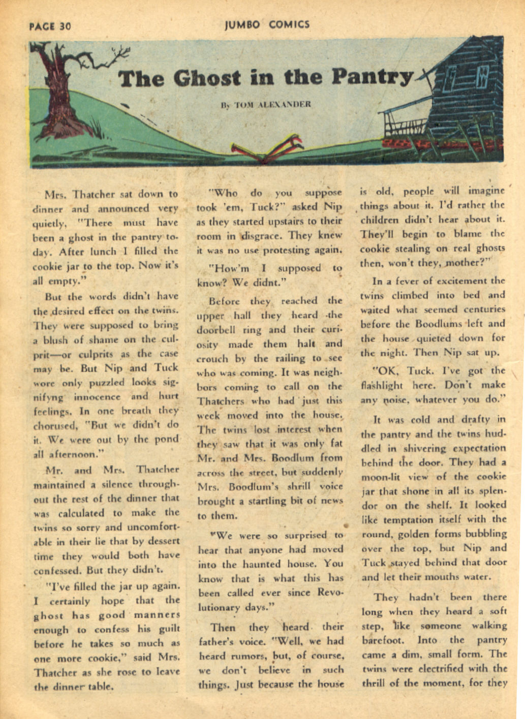 Read online Jumbo Comics comic -  Issue #24 - 32