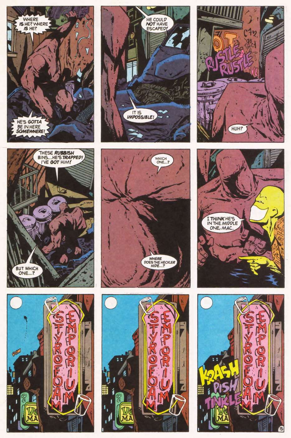 Read online Heckler comic -  Issue #1 - 16