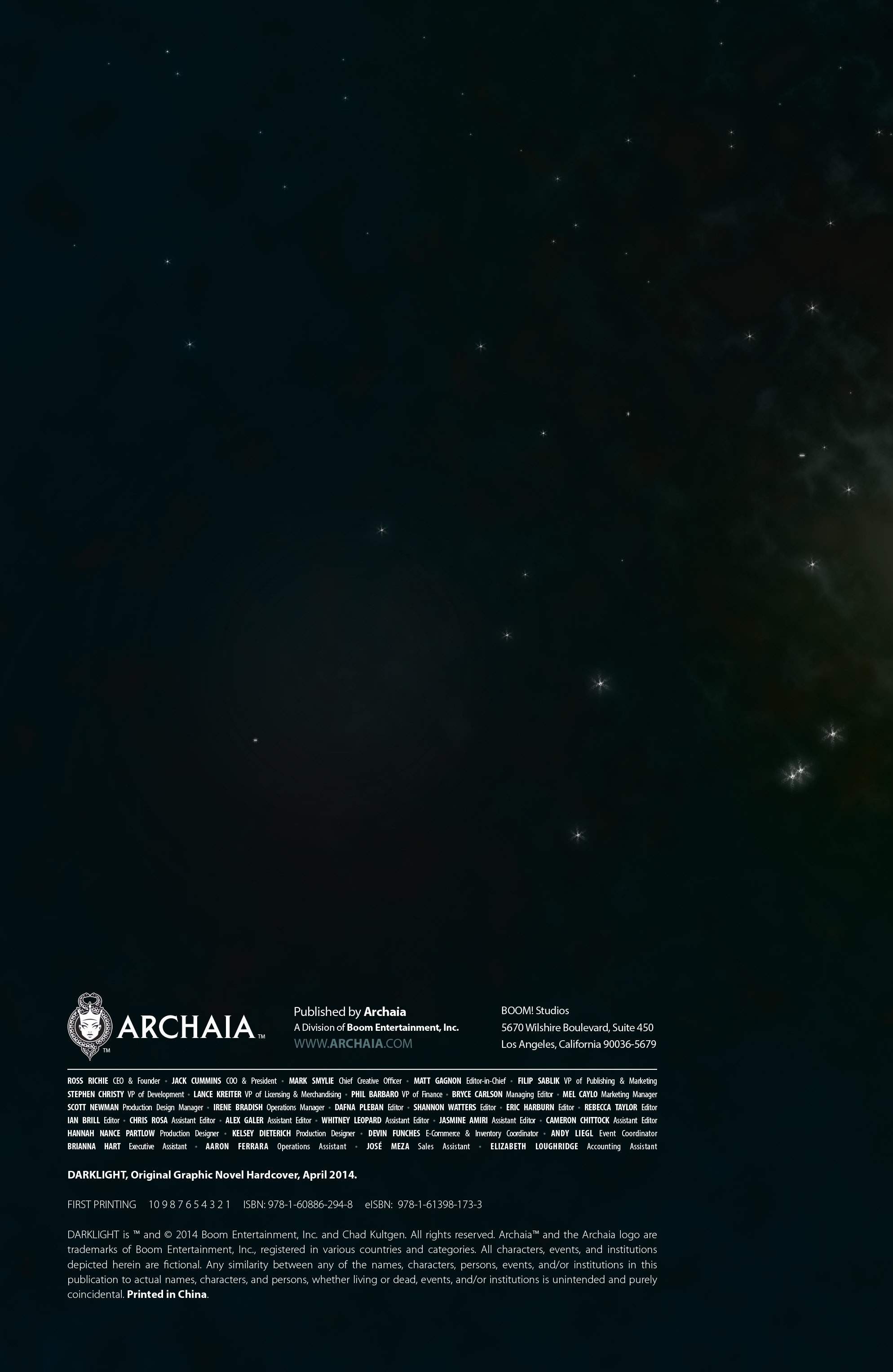 Read online Darklight comic -  Issue # TPB - 5