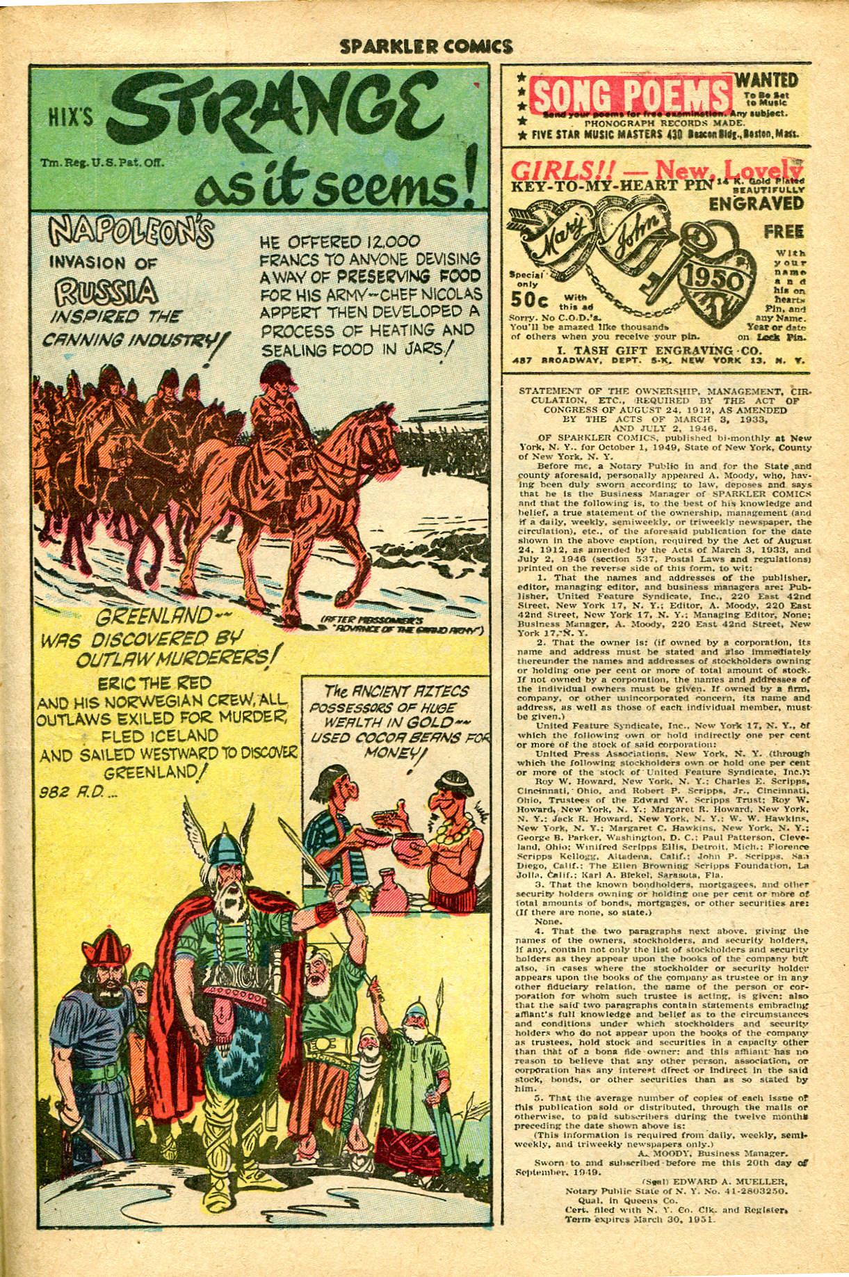 Read online Sparkler Comics comic -  Issue #91 - 33