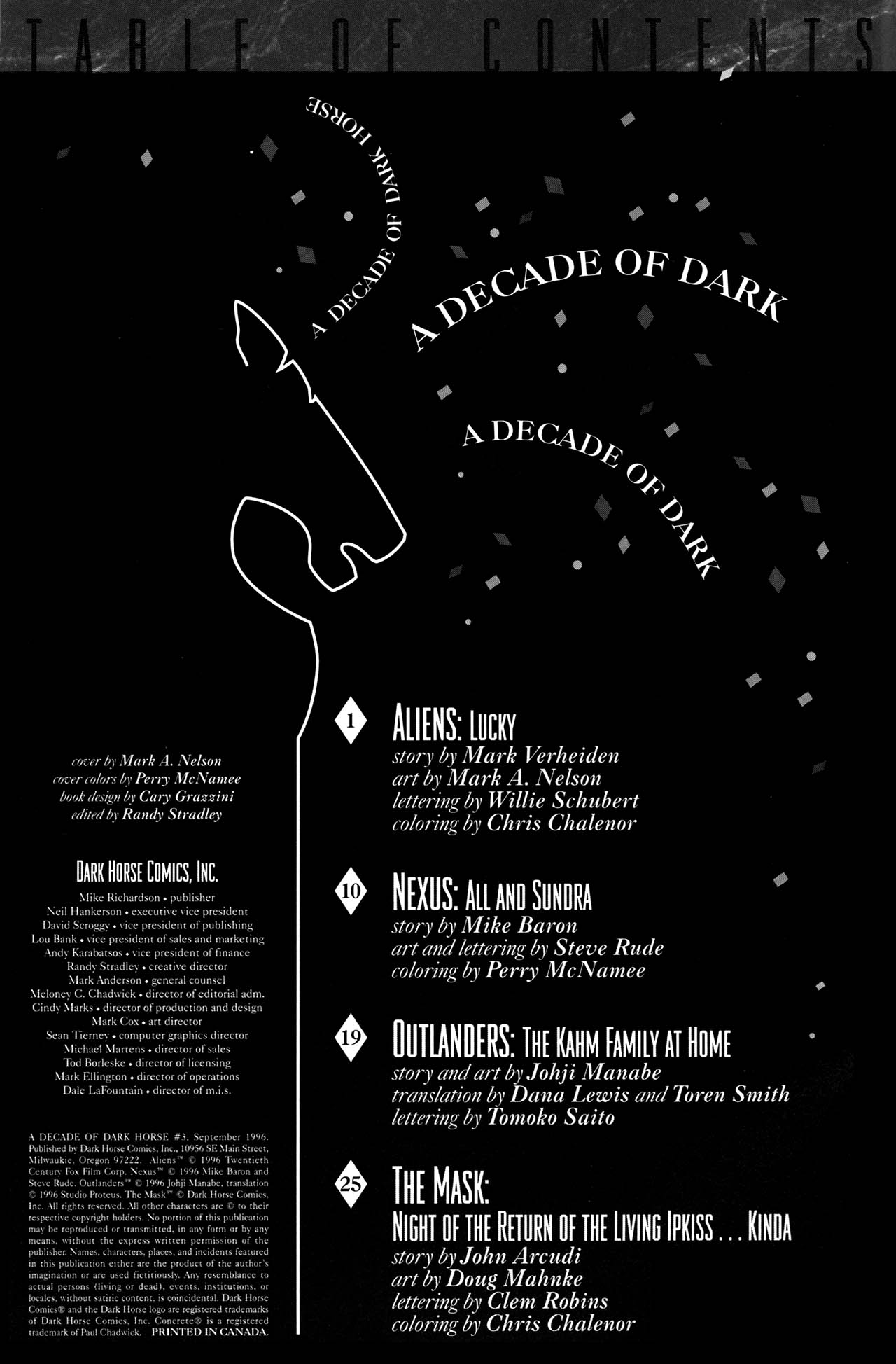 Read online A Decade of Dark Horse comic -  Issue #3 - 2