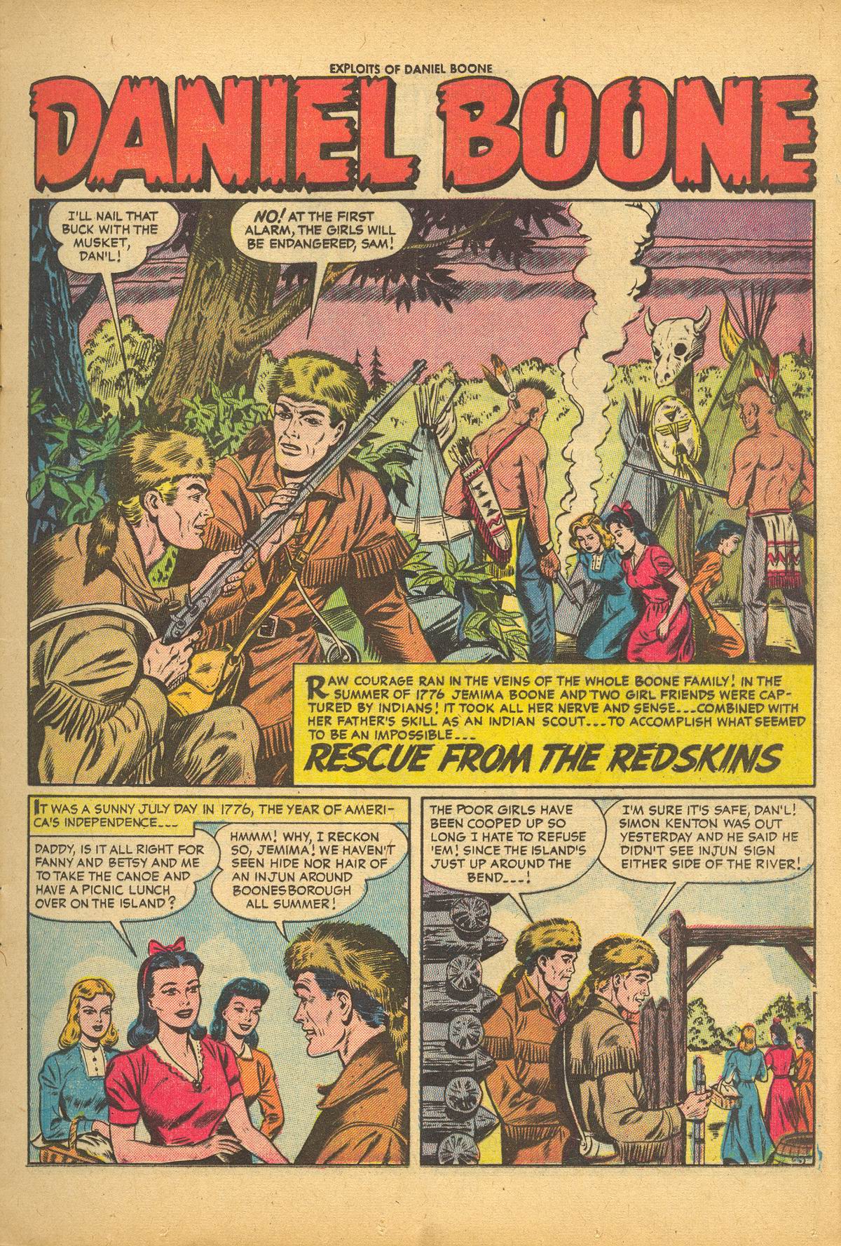 Read online Exploits of Daniel Boone comic -  Issue #3 - 13