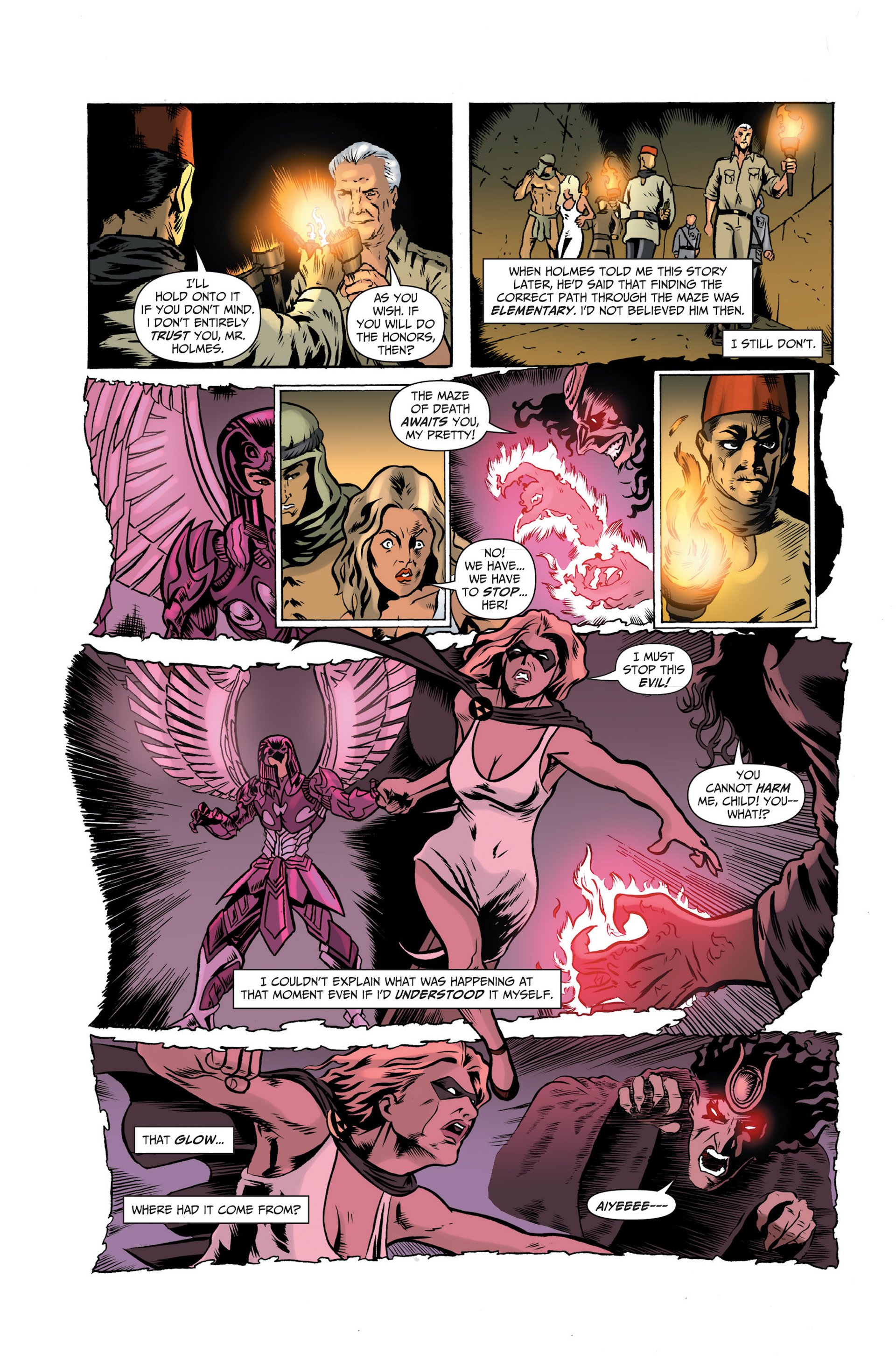 Read online Domino Lady/Sherlock Holmes comic -  Issue #2 - 13
