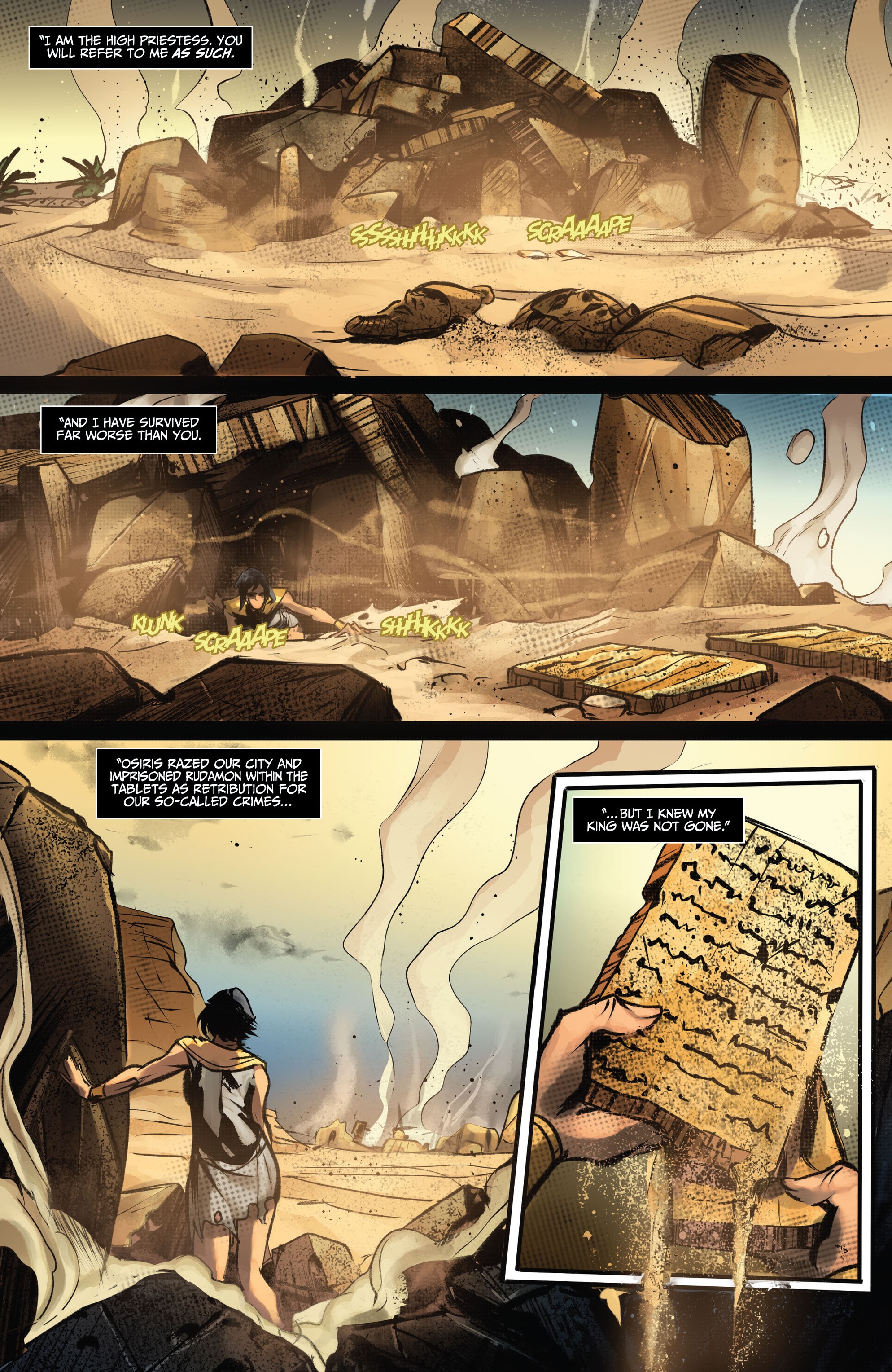 Read online Myths & Legends Quarterly: Blood Pharaoh comic -  Issue # Full - 63