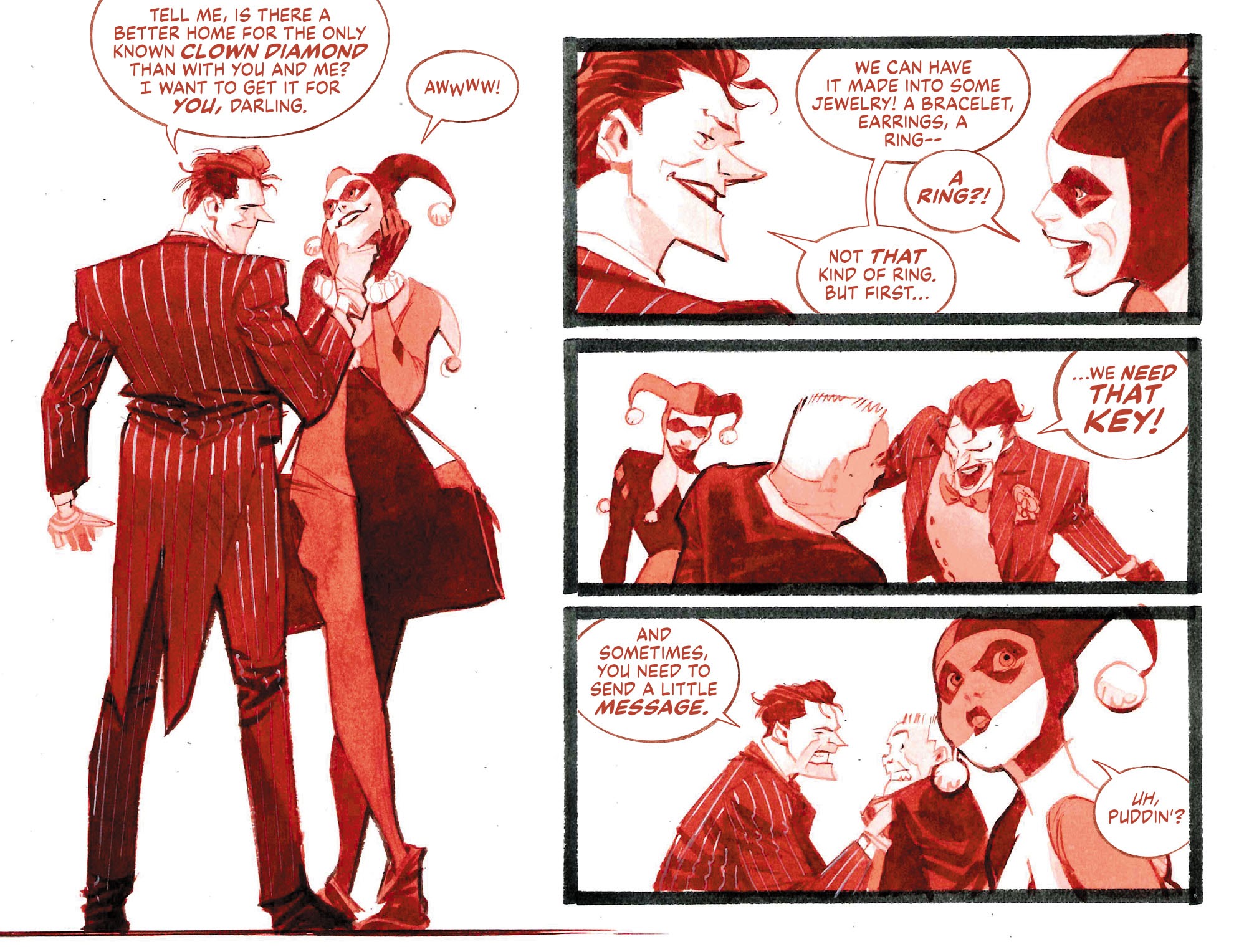 Read online Harley Quinn Black   White   Red comic -  Issue #6 - 9