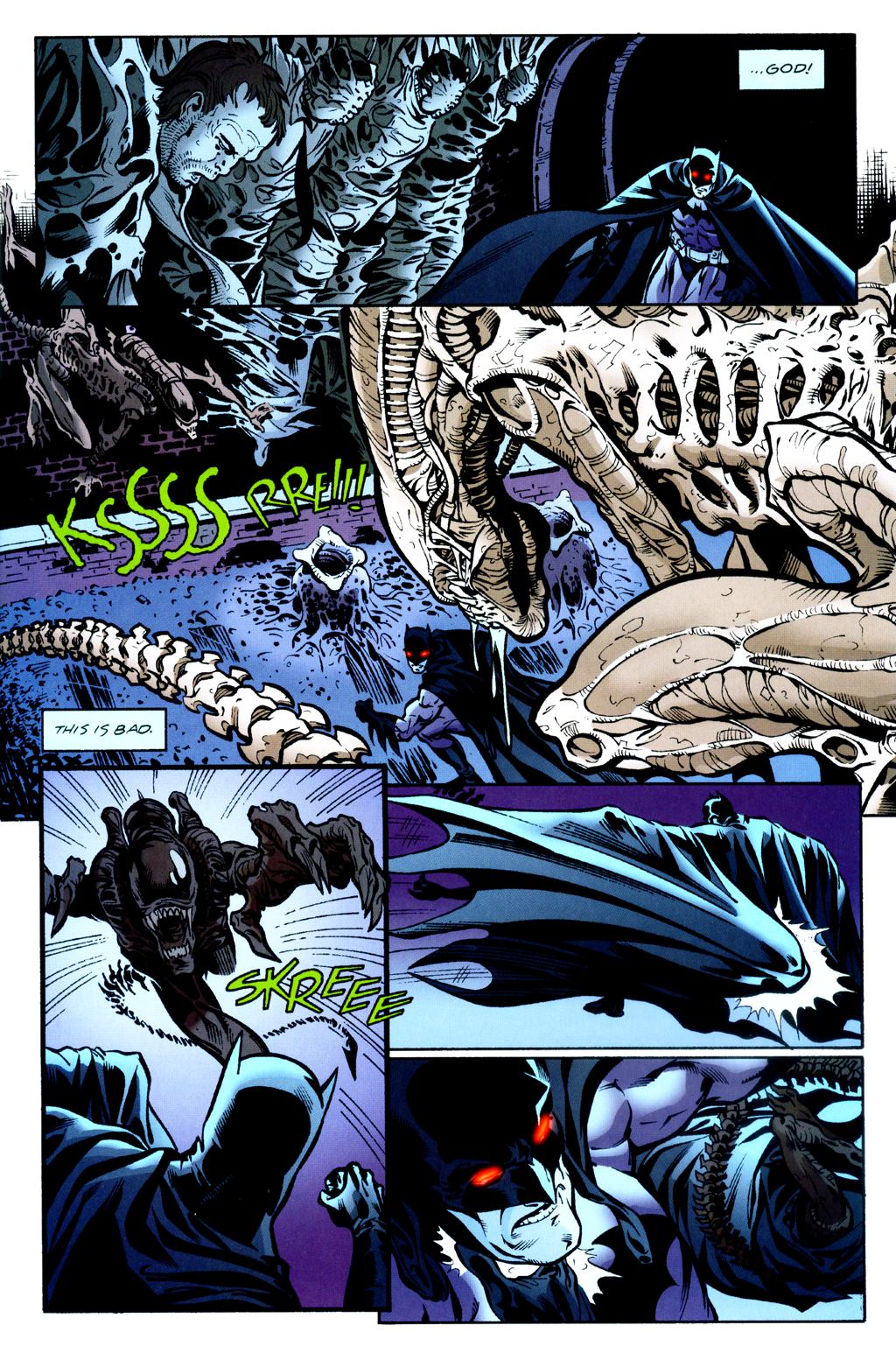 Read online Batman/Aliens II comic -  Issue #1 - 42