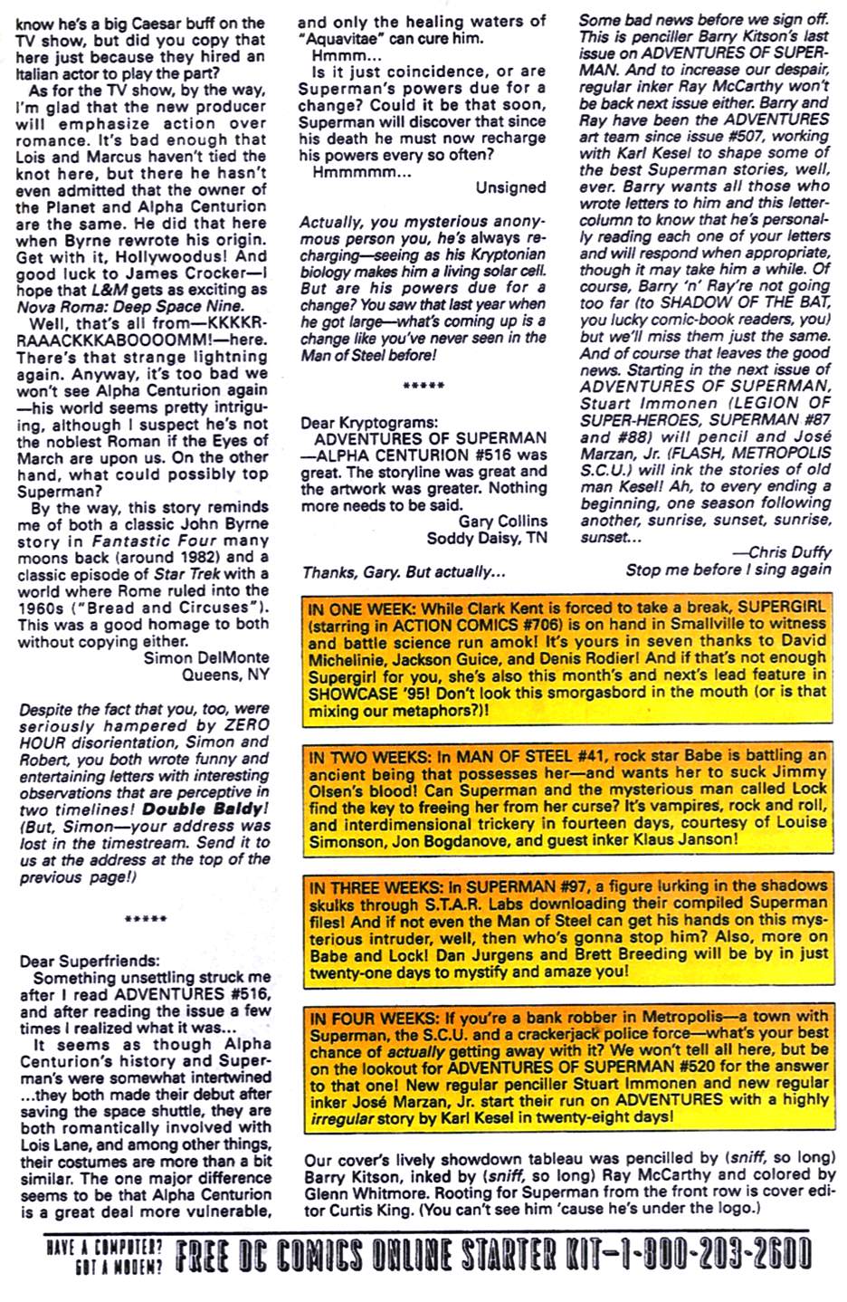 Read online Adventures of Superman (1987) comic -  Issue #519 - 25