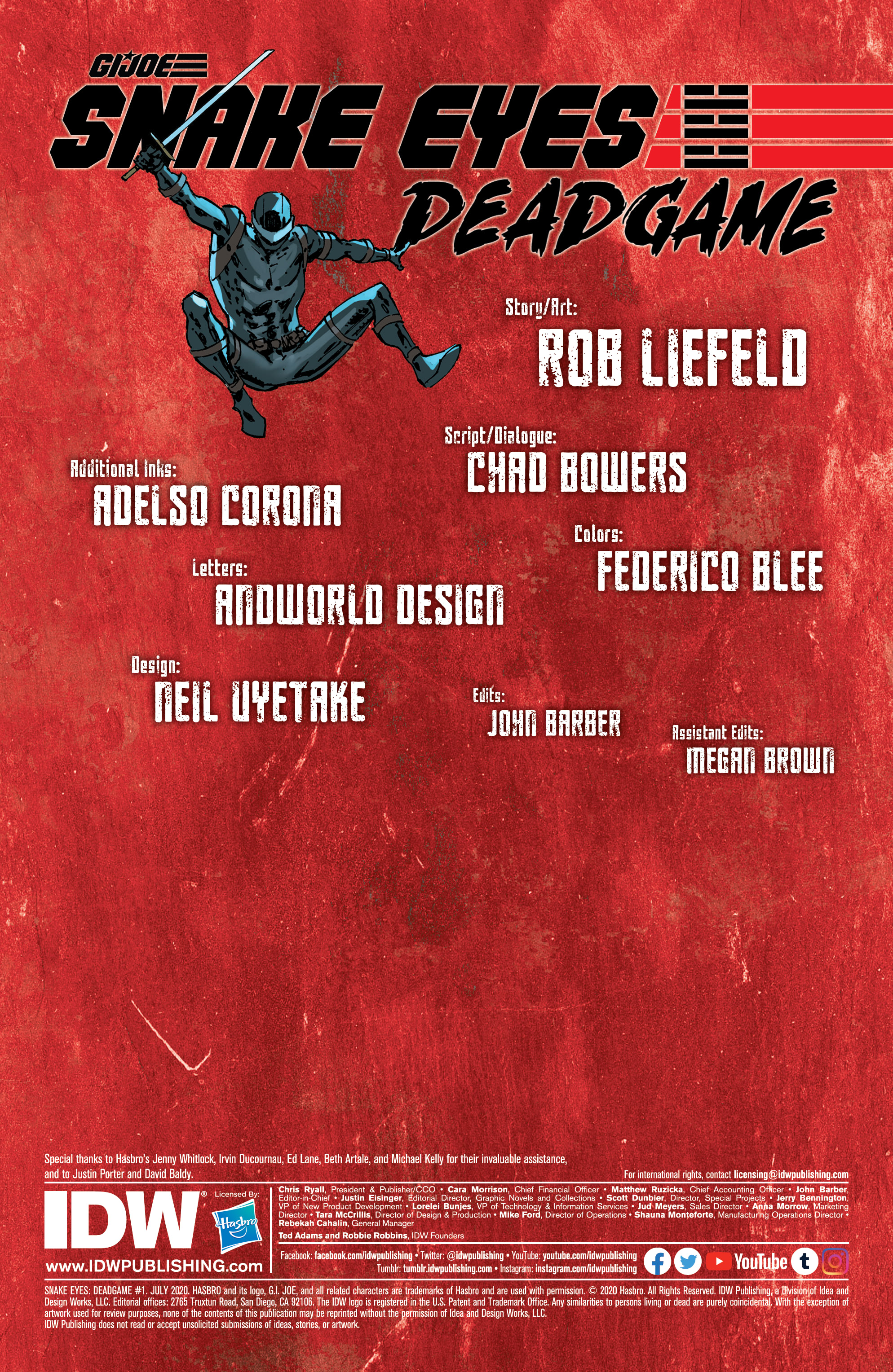Read online Snake Eyes: Deadgame comic -  Issue #1 - 2