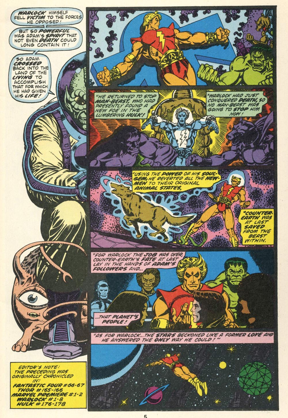 Read online Warlock (1982) comic -  Issue #1 - 7