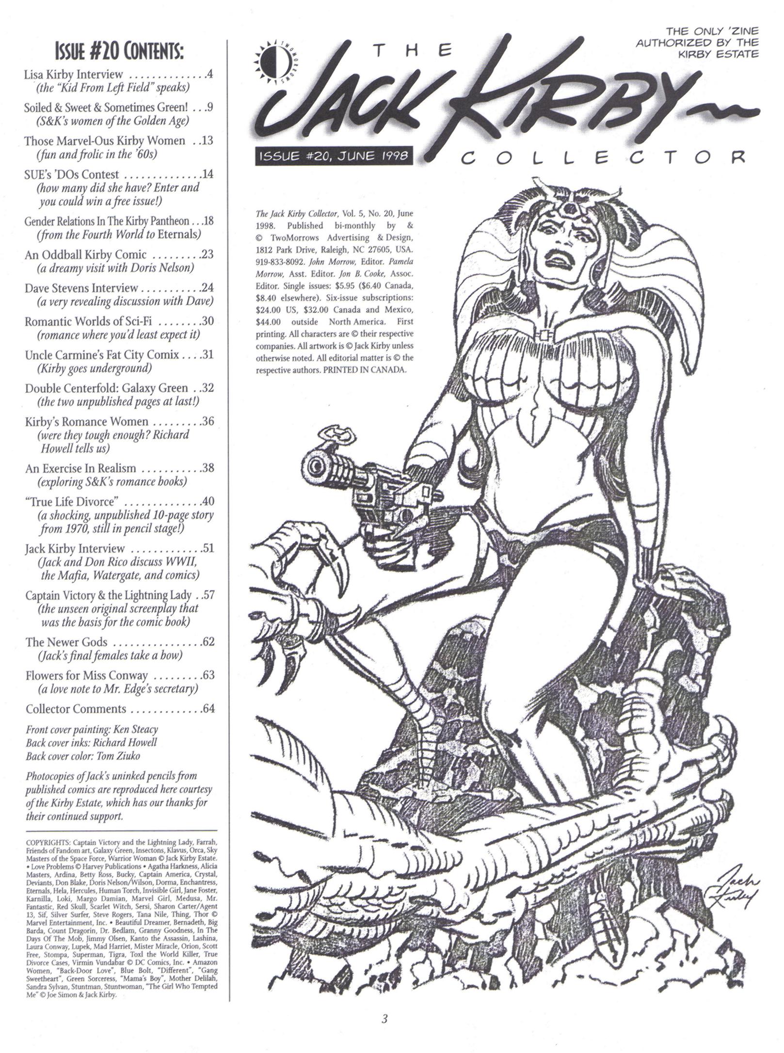 Read online The Jack Kirby Collector comic -  Issue #20 - 3