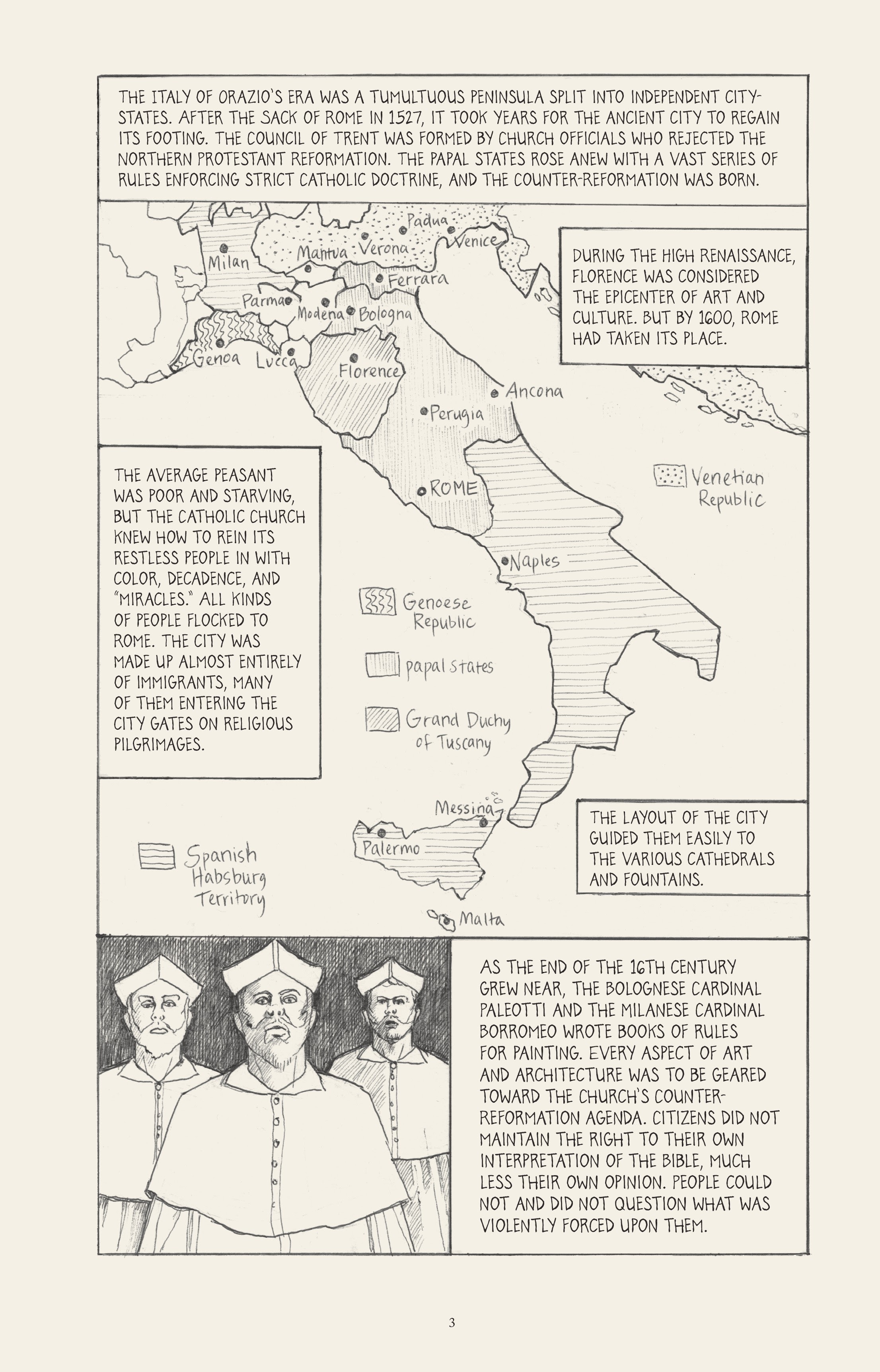 Read online I Know What I Am: The Life and Times of Artemisia Gentileschi comic -  Issue # TPB (Part 1) - 12