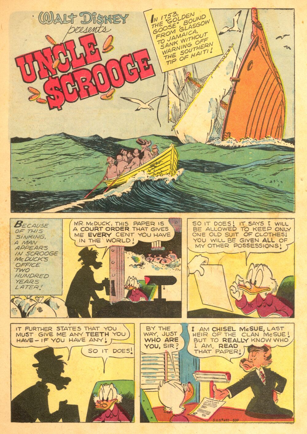 Read online Uncle Scrooge (1953) comic -  Issue #3 - 3