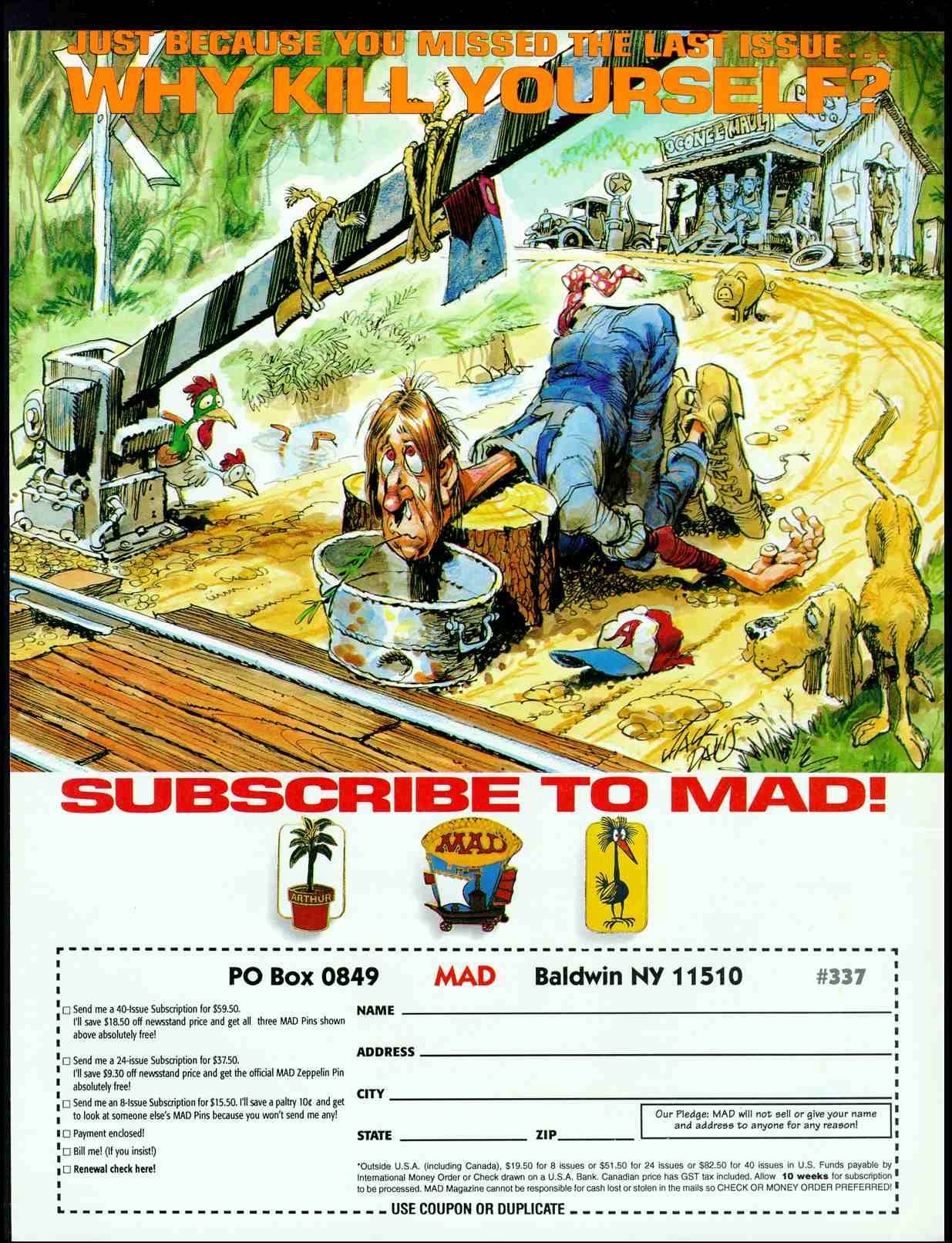 Read online MAD comic -  Issue #337 - 2