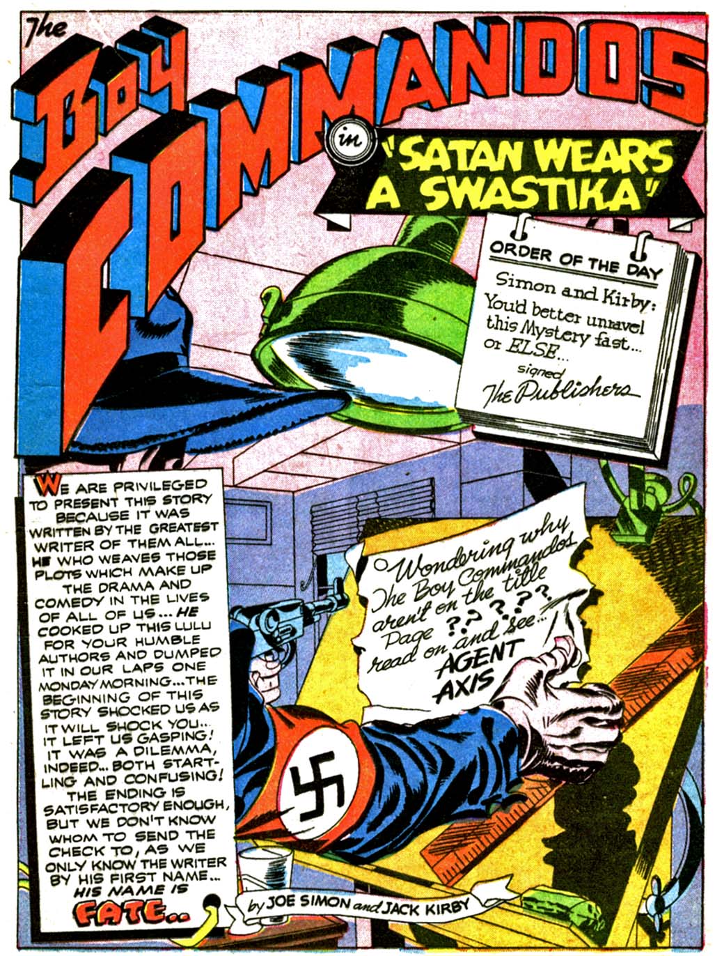 Read online Boy Commandos comic -  Issue #1 - 31