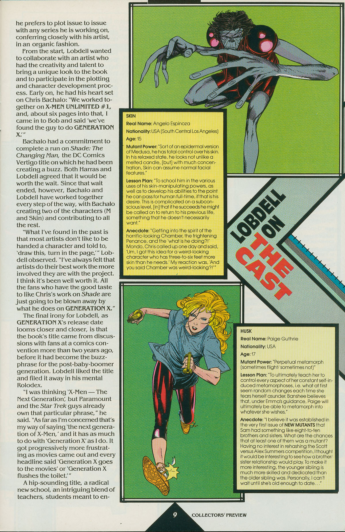 Read online Generation X comic -  Issue # (1994) _Collector's Preview - 11