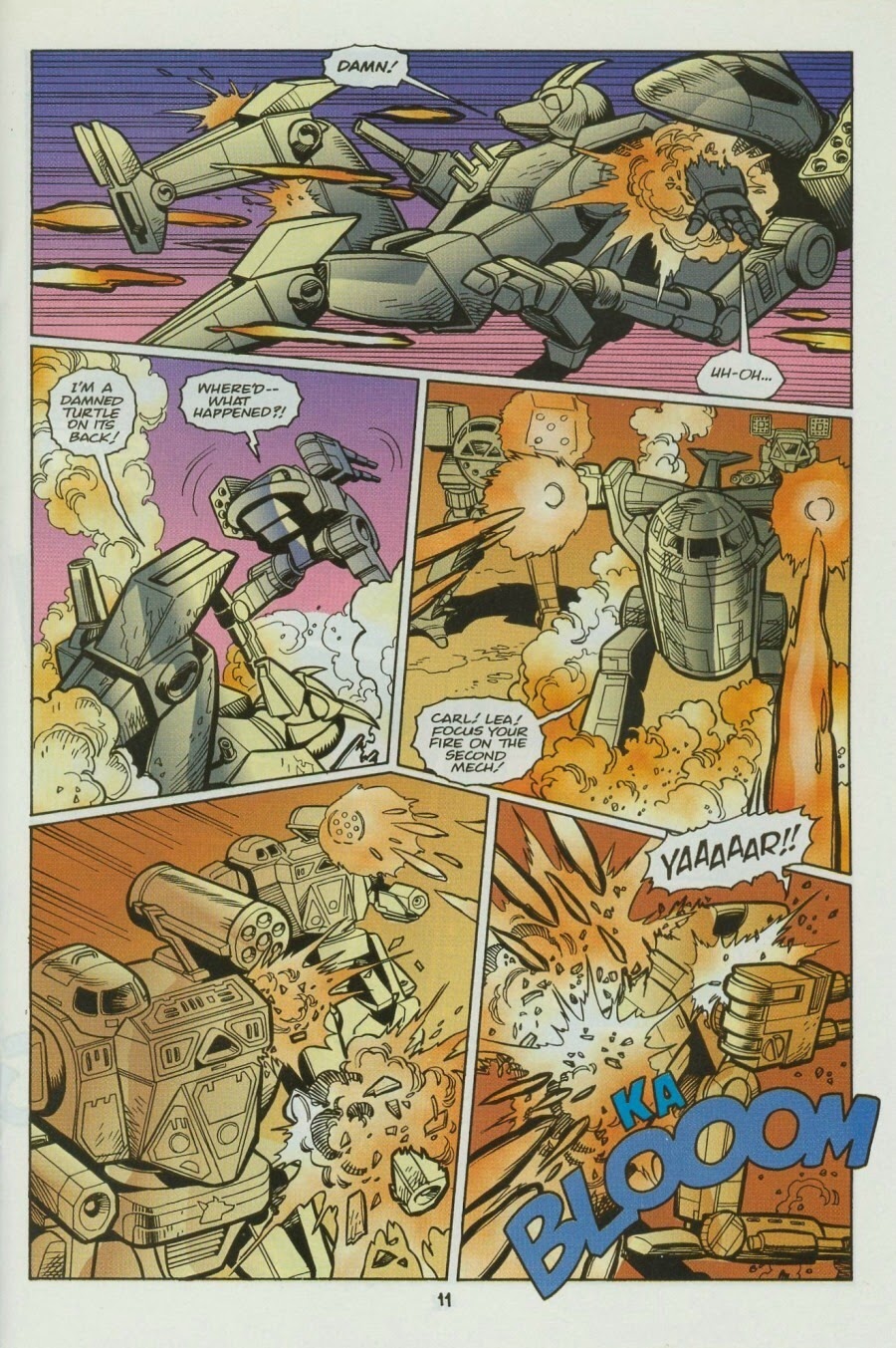 Read online Battletech: Fallout comic -  Issue #4 - 14