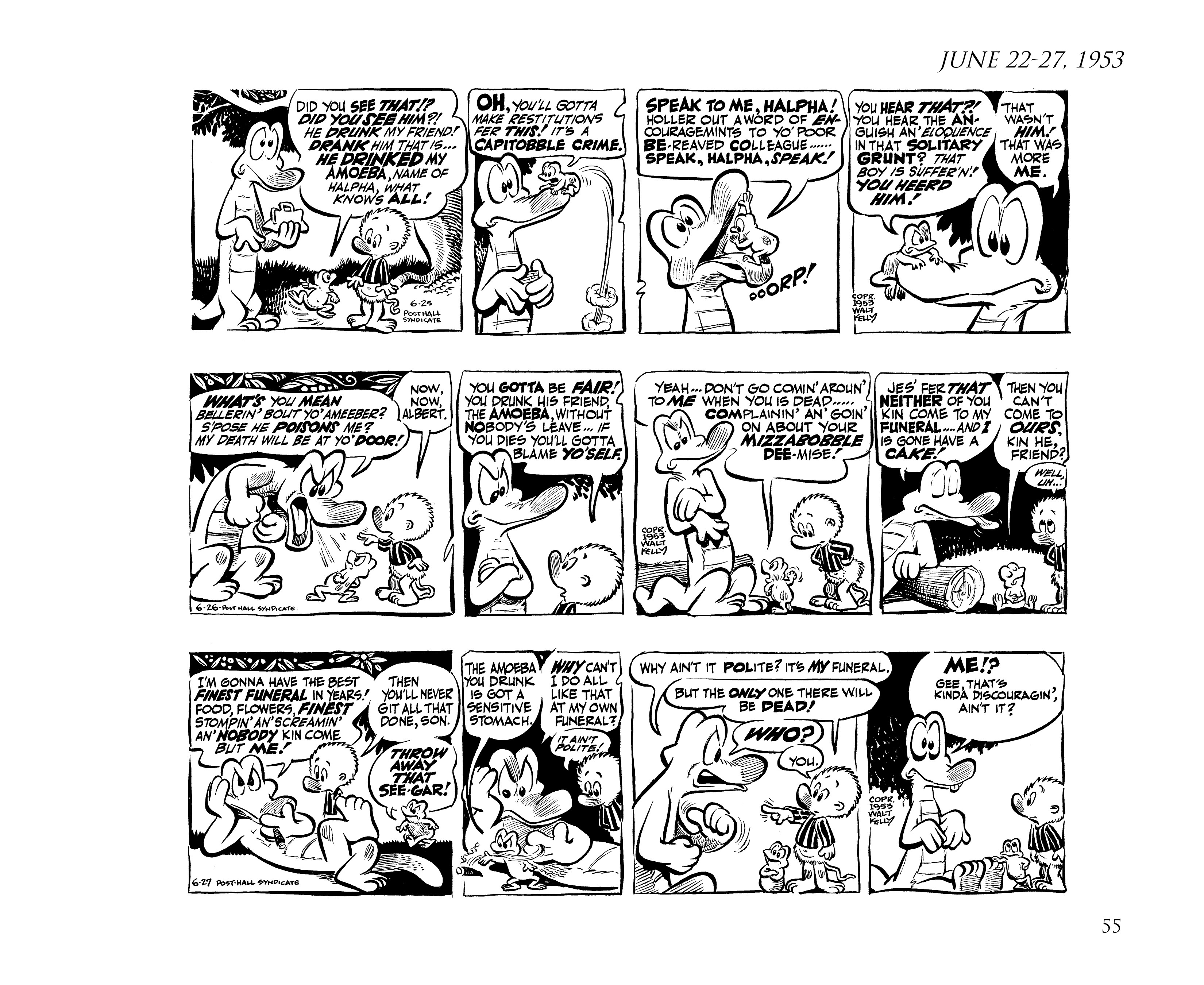 Read online Pogo by Walt Kelly: The Complete Syndicated Comic Strips comic -  Issue # TPB 3 (Part 1) - 67