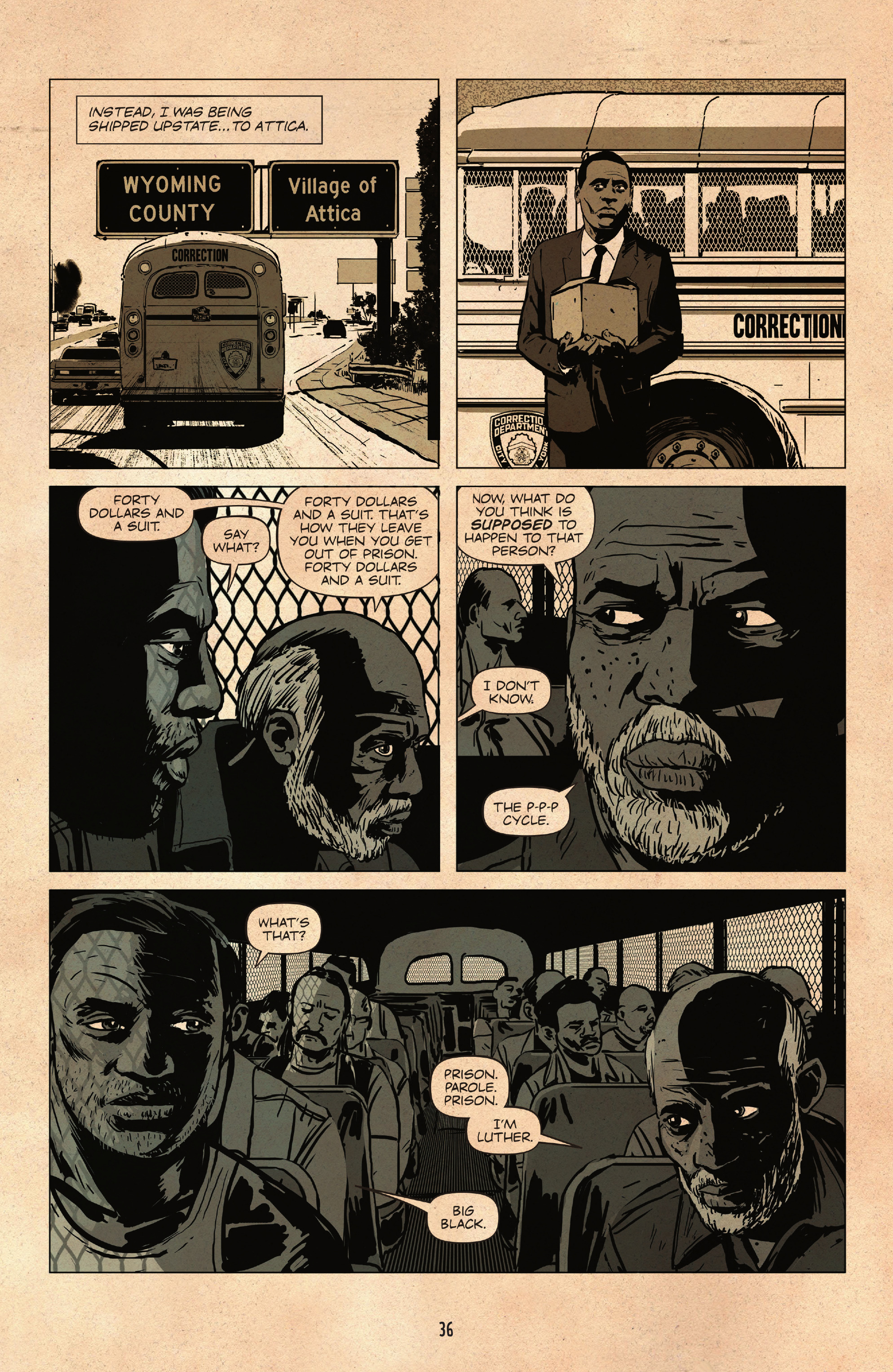 Read online Big Black: Stand At Attica comic -  Issue # TPB (Part 1) - 35
