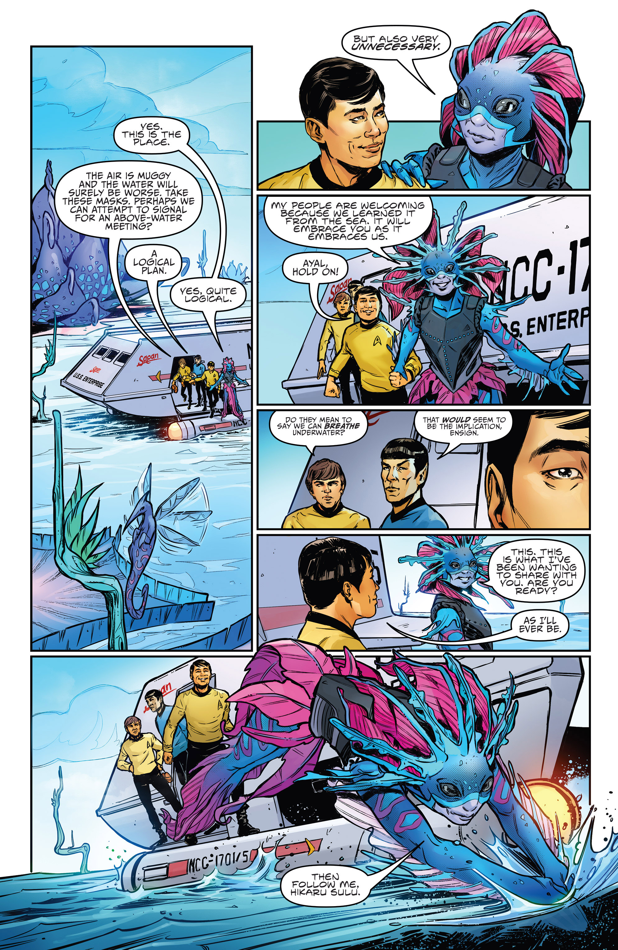 Read online Star Trek: Year Five comic -  Issue #9 - 9