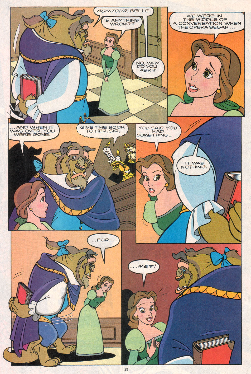 Read online Disney's Beauty and the Beast comic -  Issue #12 - 26