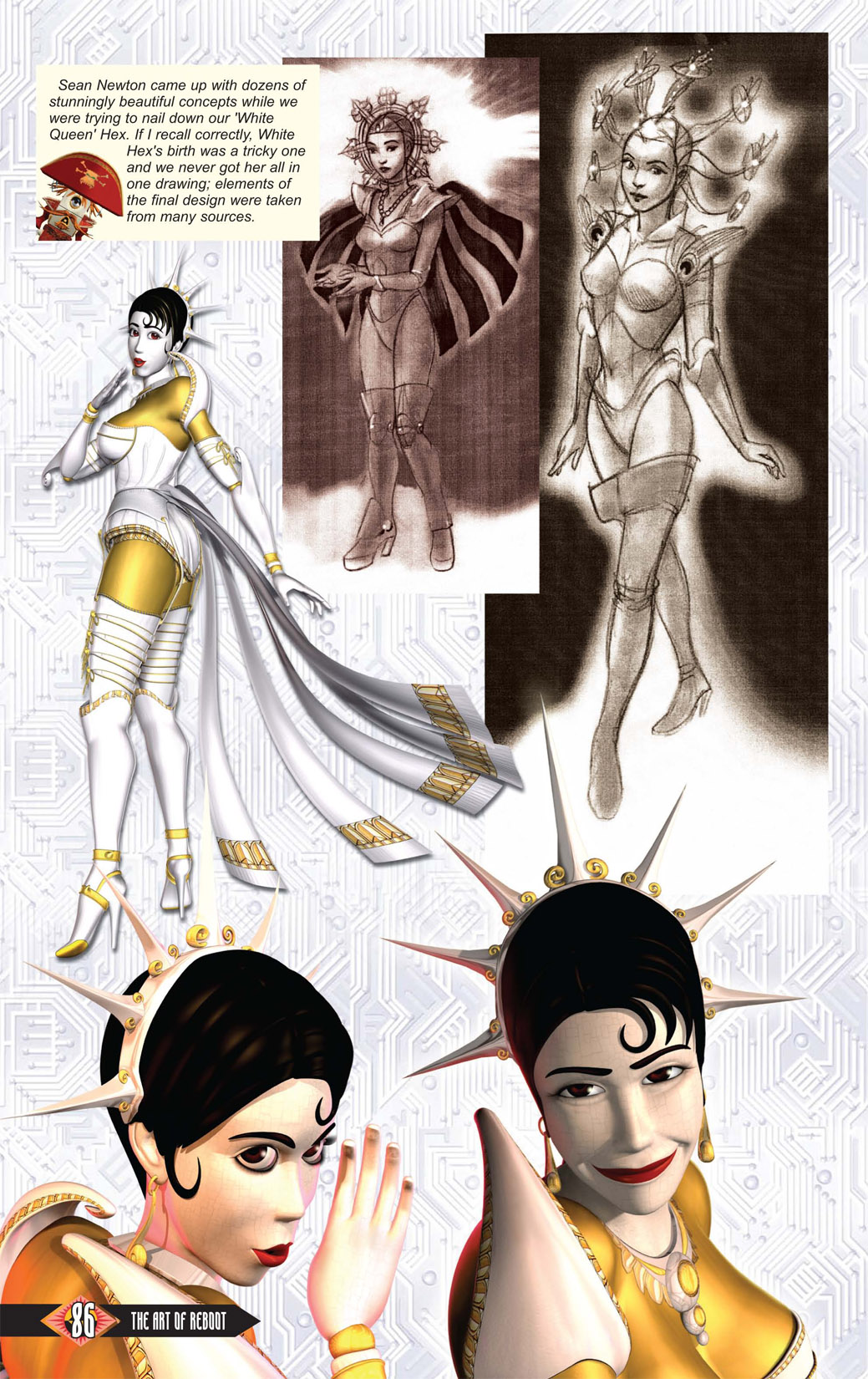 Read online The Art of Reboot comic -  Issue # TPB - 85