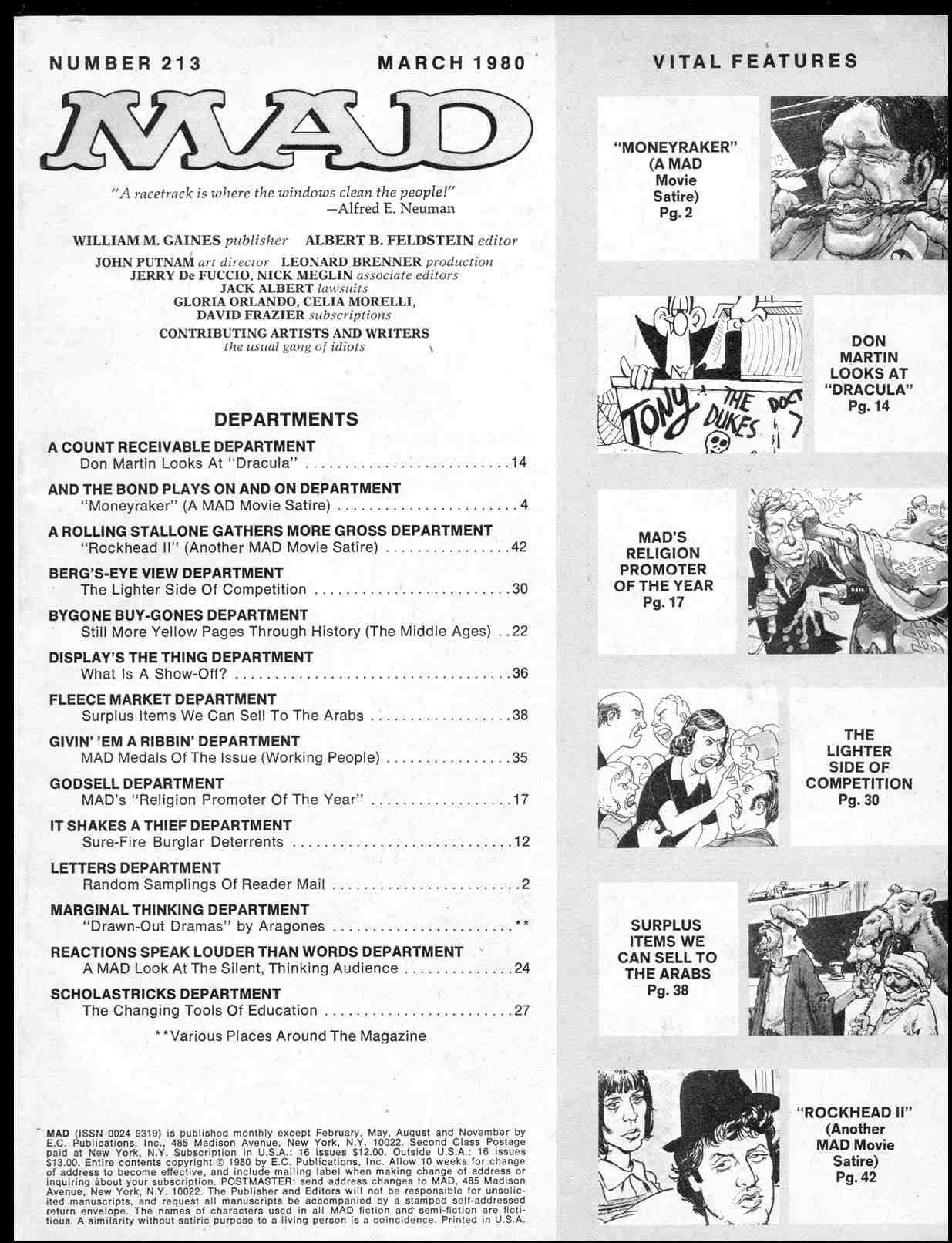 Read online MAD comic -  Issue #213 - 3