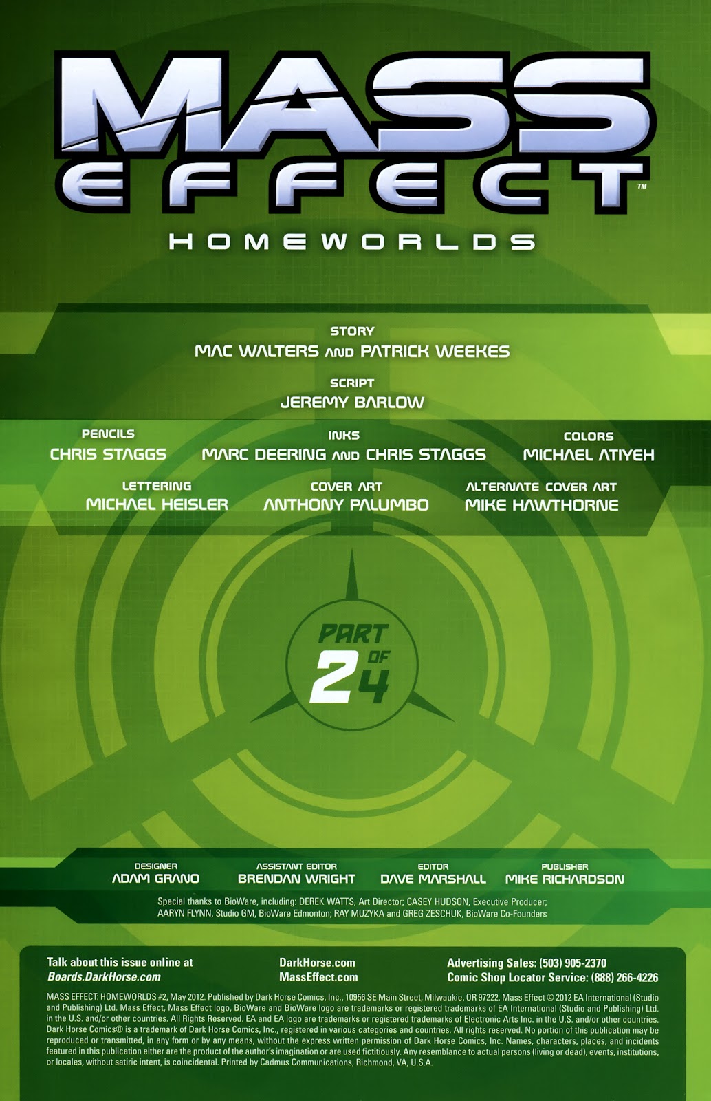Mass Effect: Homeworlds Issue #2 #2 - English 3