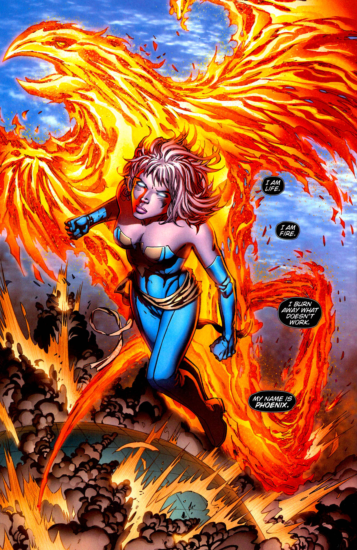 Read online X-Men: Phoenix - Warsong comic -  Issue #3 - 42