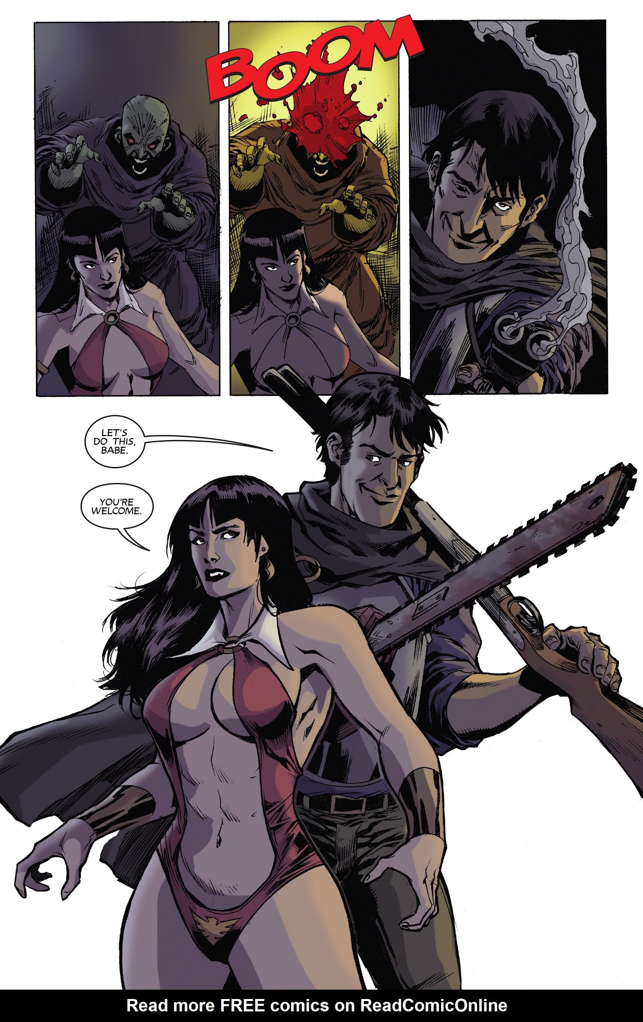 Read online Vampirella/Army of Darkness comic -  Issue #4 - 12