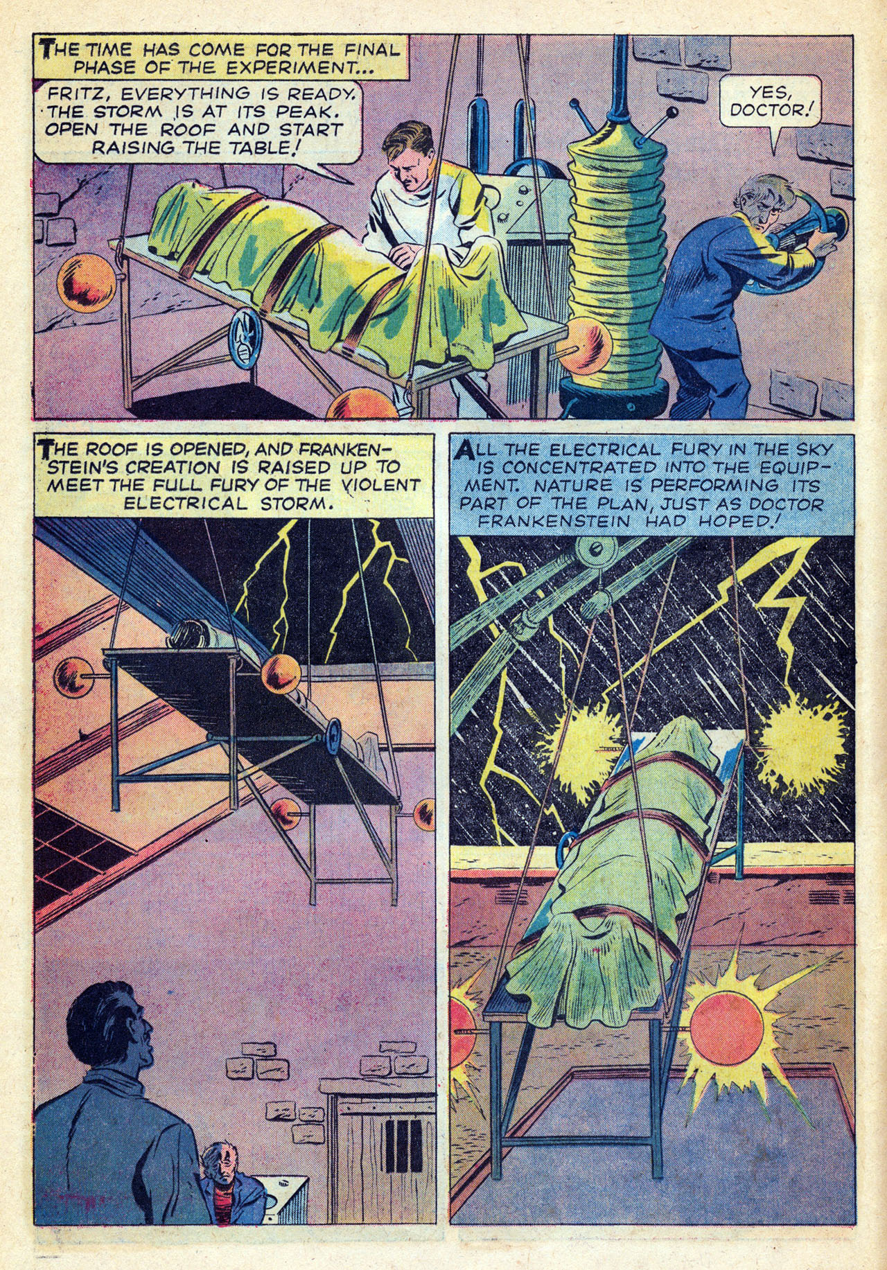 Read online Frankenstein (1964) comic -  Issue #1 - 6