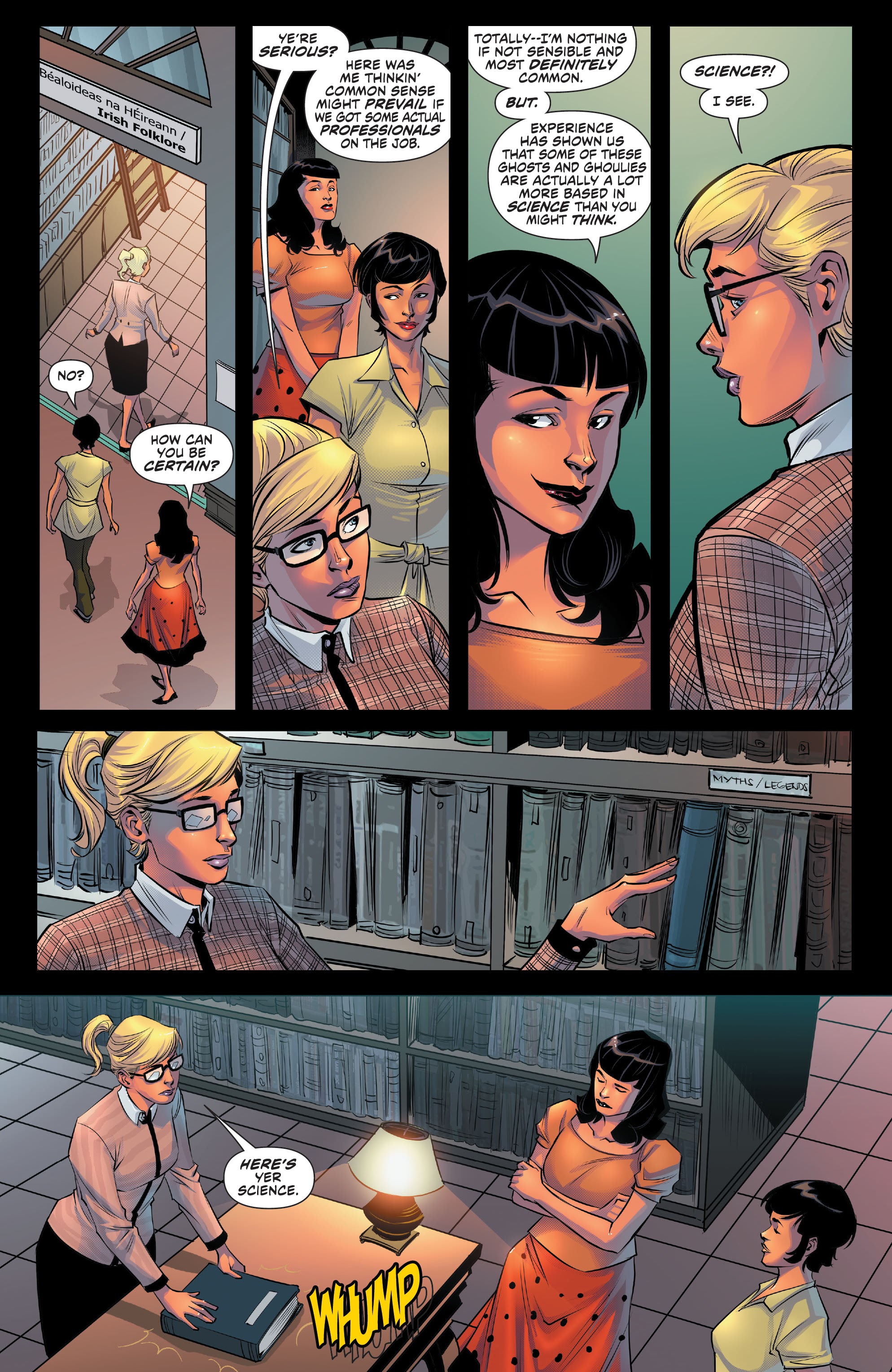 Read online Bettie Page & The Curse of the Banshee comic -  Issue #1 - 16