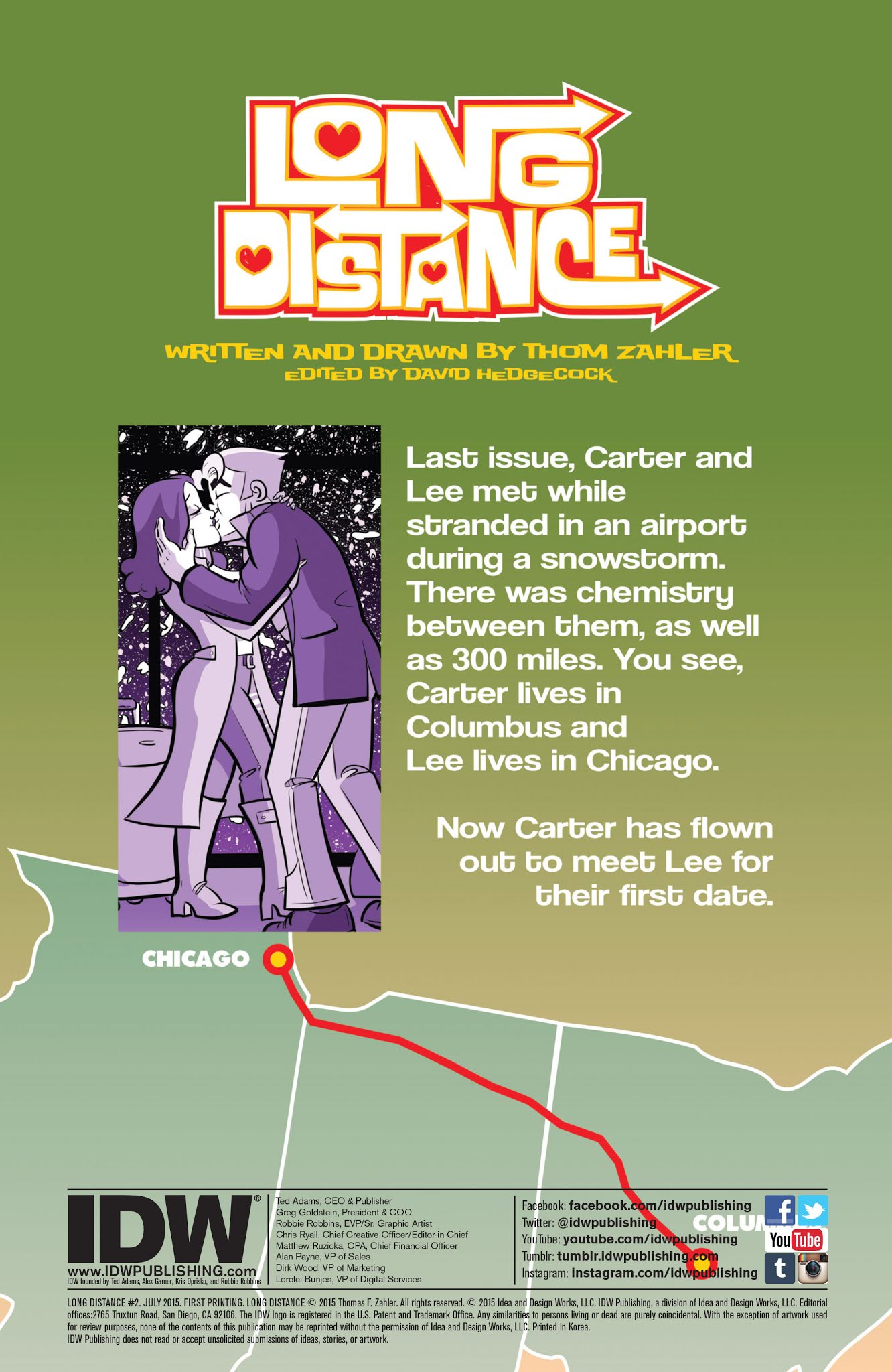 Read online Long Distance comic -  Issue #2 - 2
