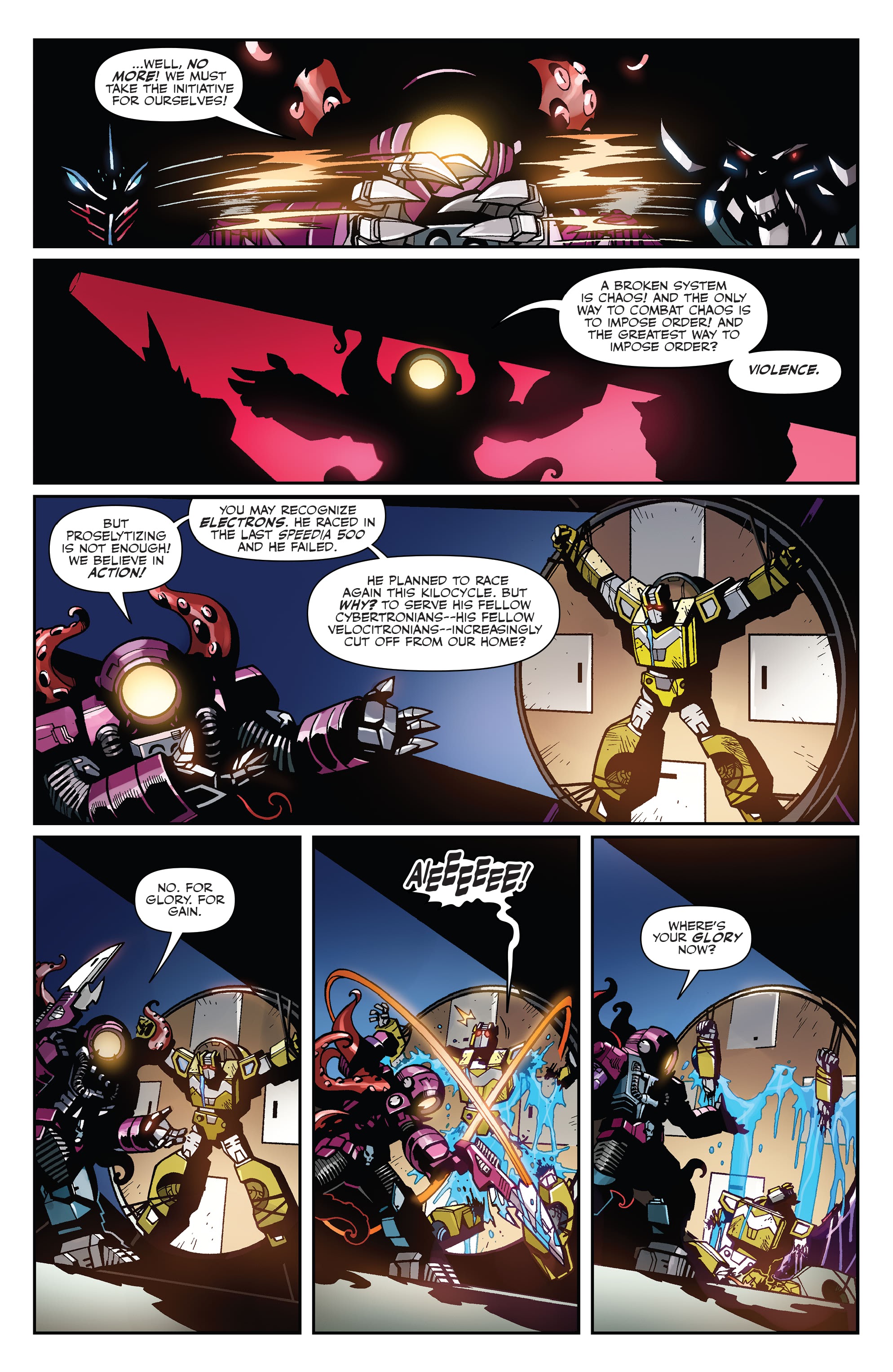 Read online Transformers: Wreckers-Tread and Circuits comic -  Issue #1 - 10