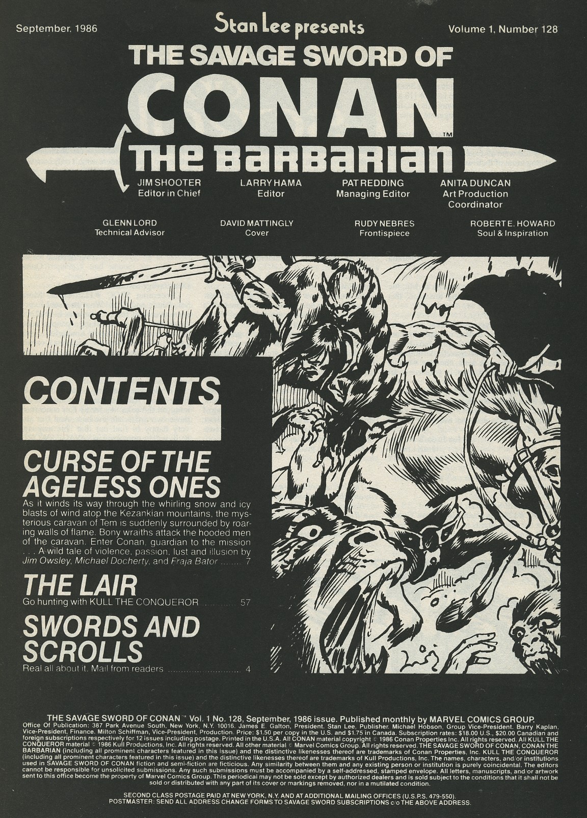 Read online The Savage Sword Of Conan comic -  Issue #128 - 3