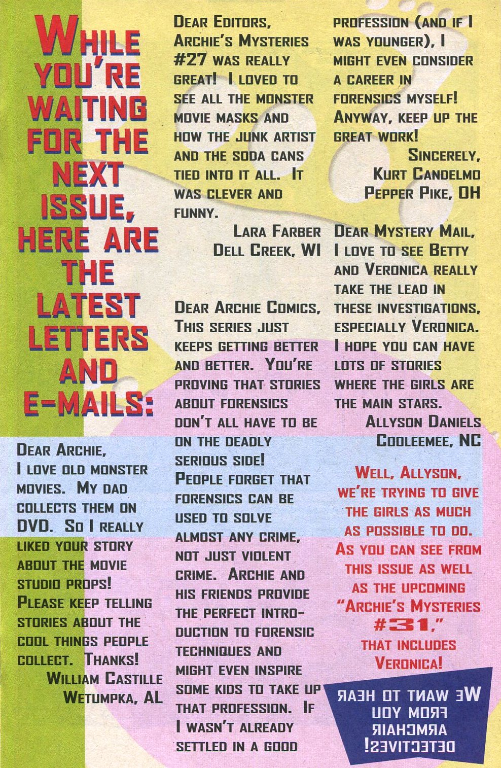 Read online Archie's Weird Mysteries comic -  Issue #29 - 11
