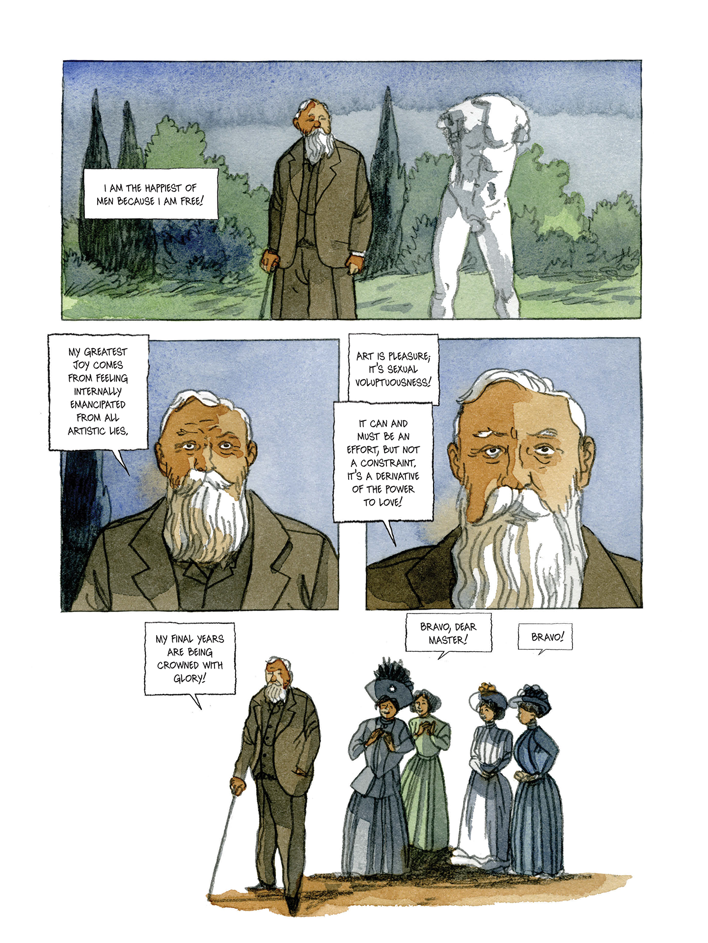 Read online Rodin: Fugit Amor, An Intimate Portrait comic -  Issue # TPB - 96