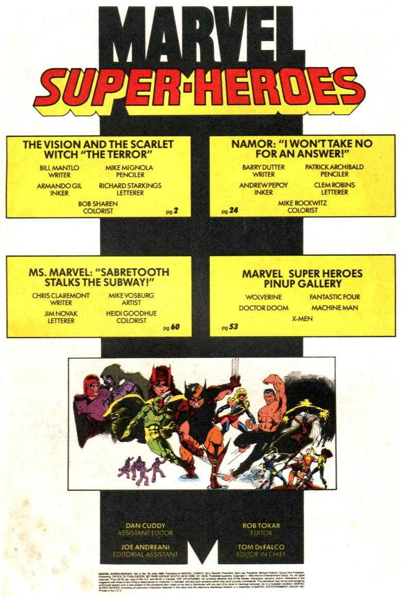 Read online Marvel Super-Heroes (1990) comic -  Issue #10 - 2