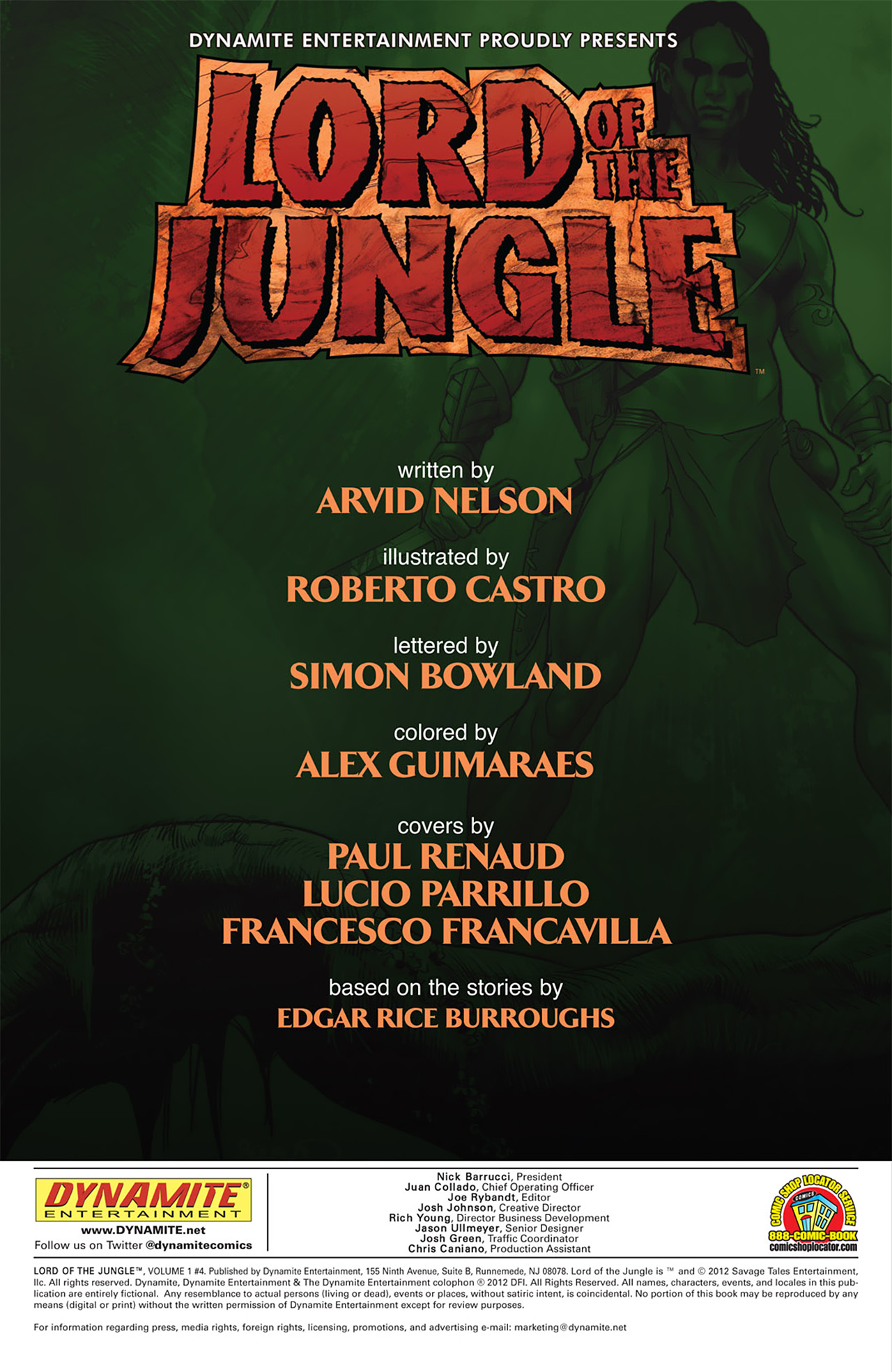 Read online Lord Of The Jungle (2012) comic -  Issue #4 - 4