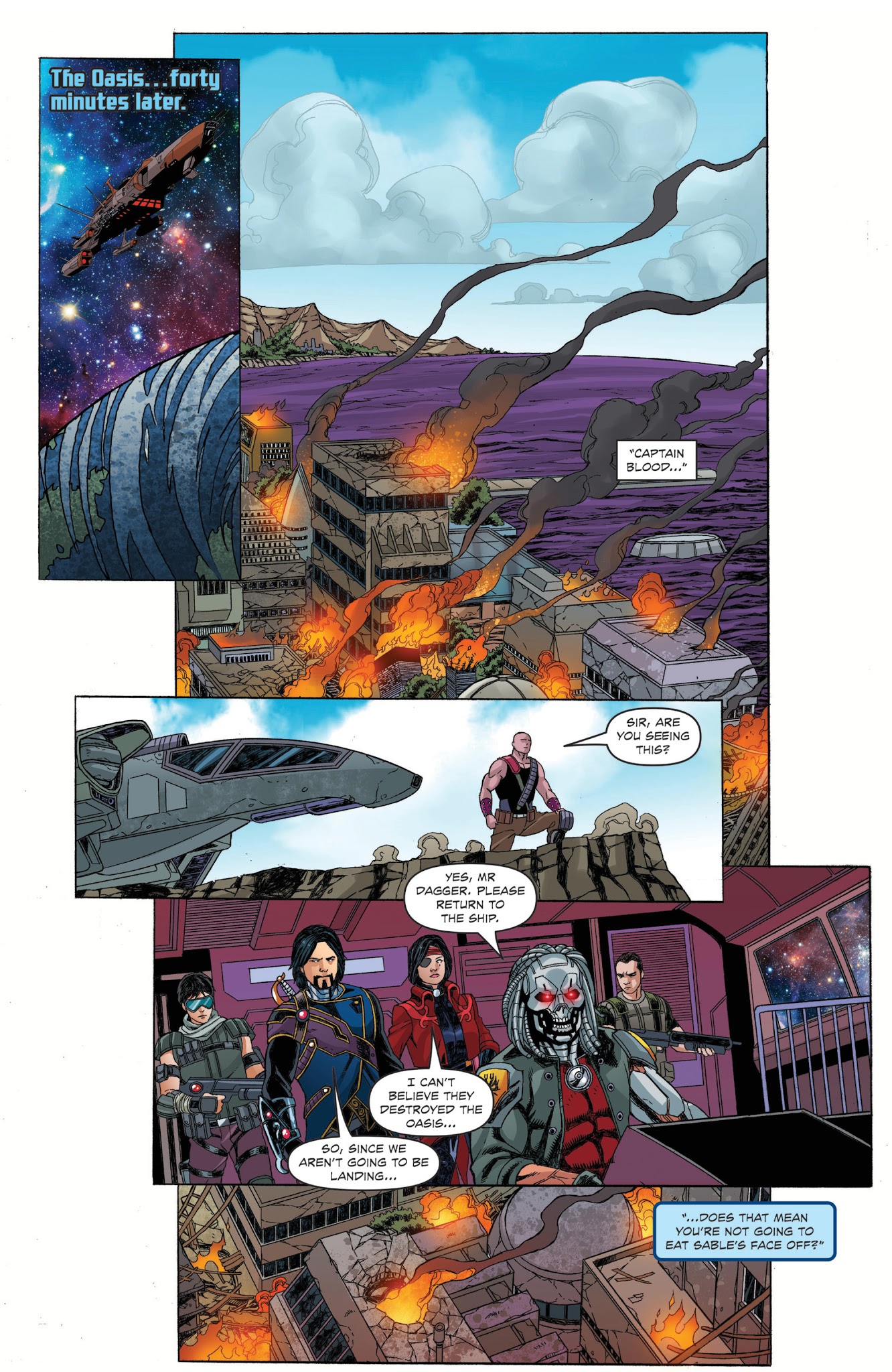 Read online The Black Sable comic -  Issue #4 - 15