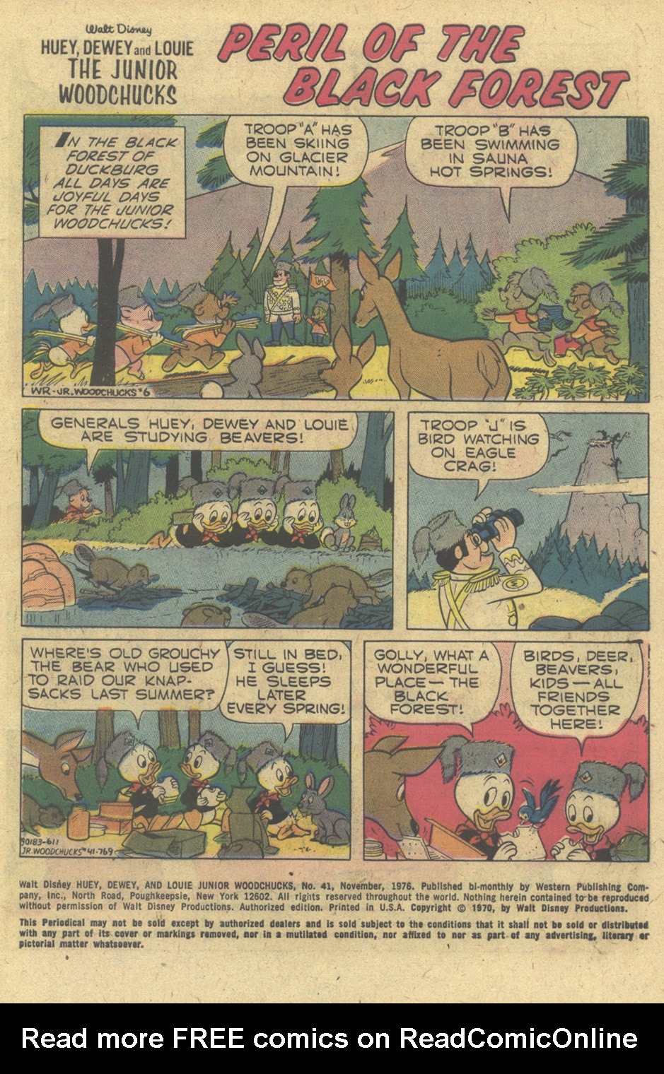 Read online Huey, Dewey, and Louie Junior Woodchucks comic -  Issue #41 - 3