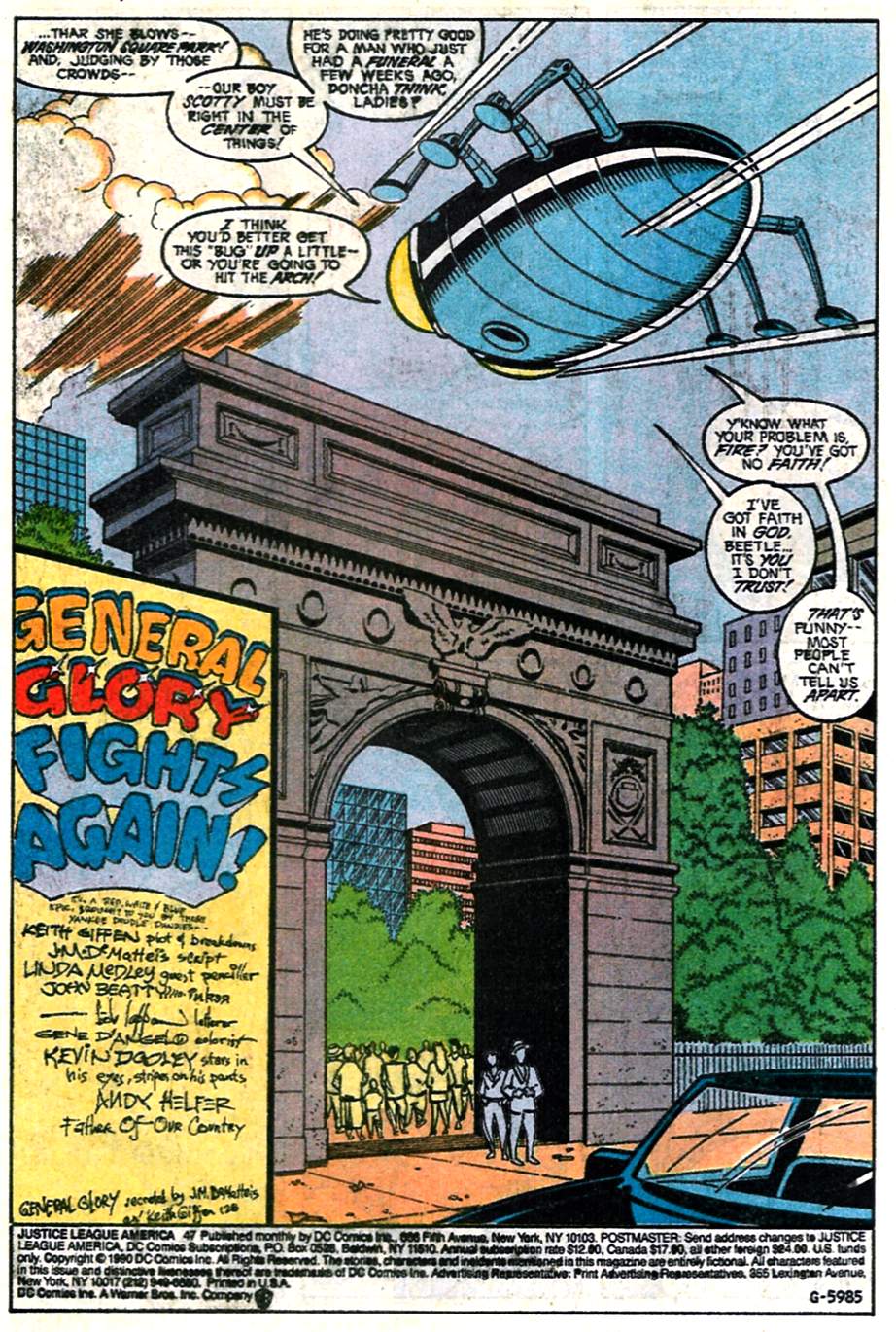 Read online Justice League America comic -  Issue #47 - 2