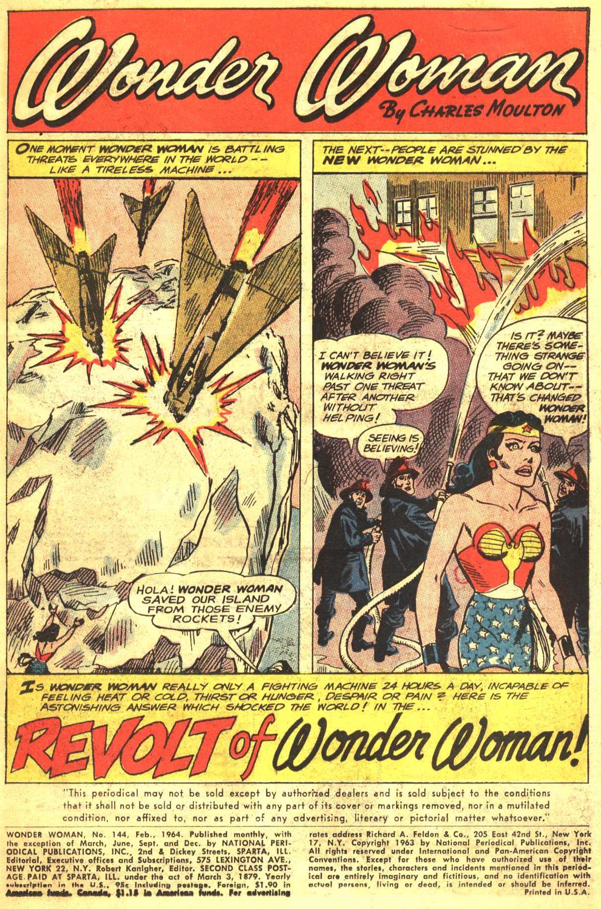 Read online Wonder Woman (1942) comic -  Issue #144 - 2