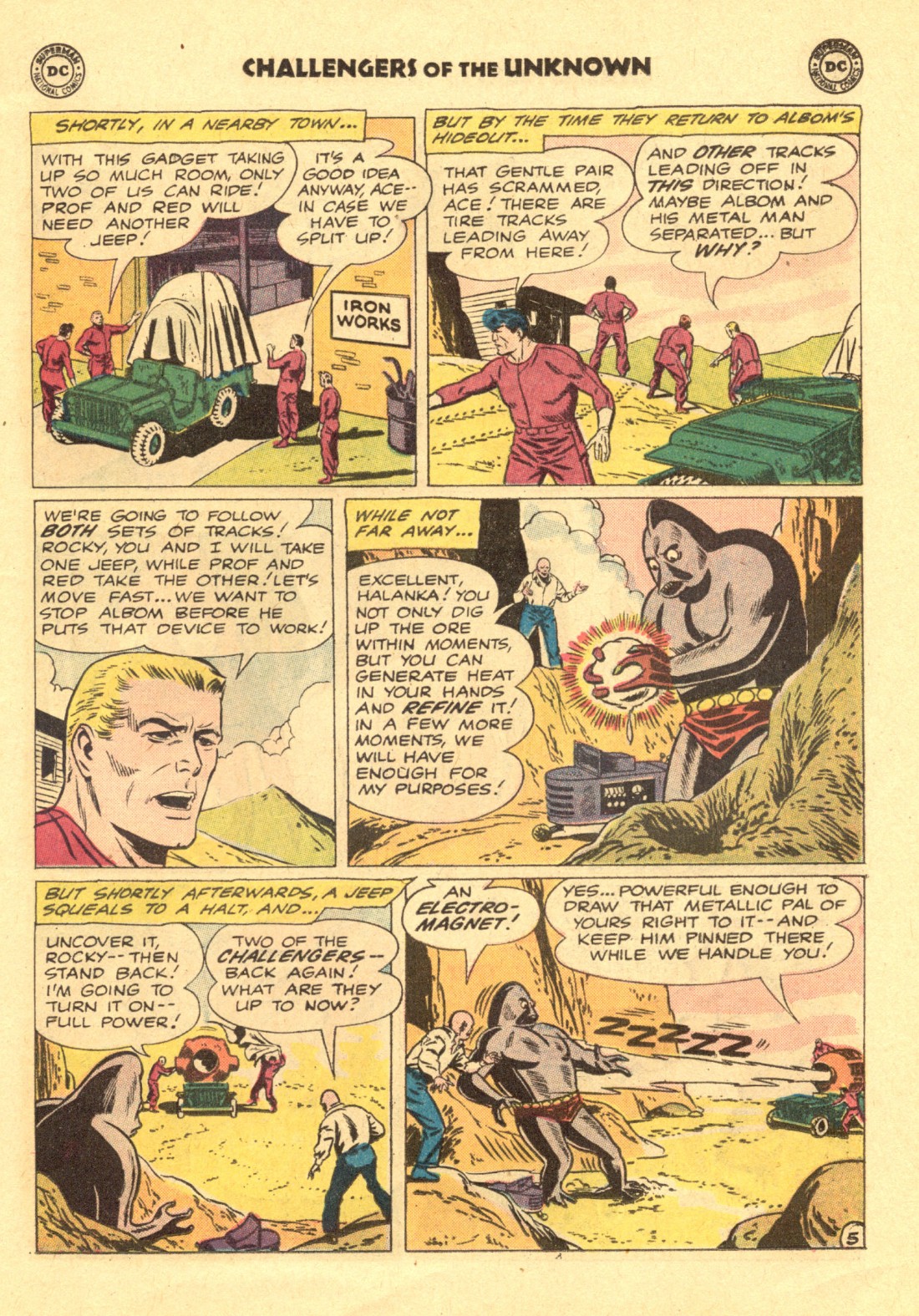 Challengers of the Unknown (1958) Issue #16 #16 - English 7