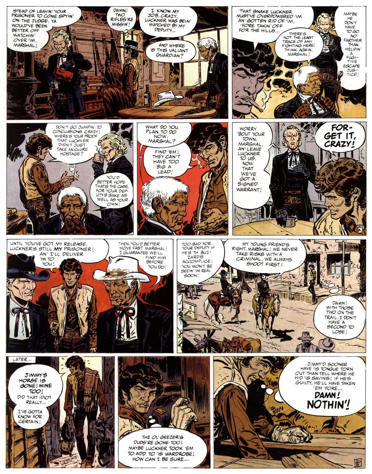 Read online Epic Graphic Novel: Marshal Blueberry comic -  Issue # TPB - 24