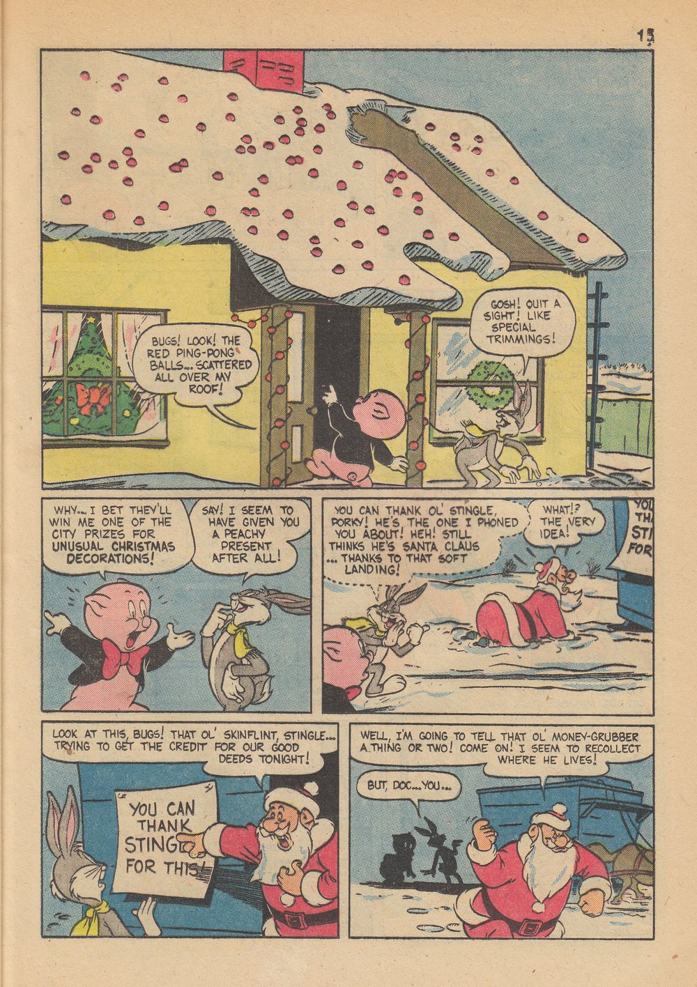 Read online Bugs Bunny's Christmas Funnies comic -  Issue # TPB 6 - 17